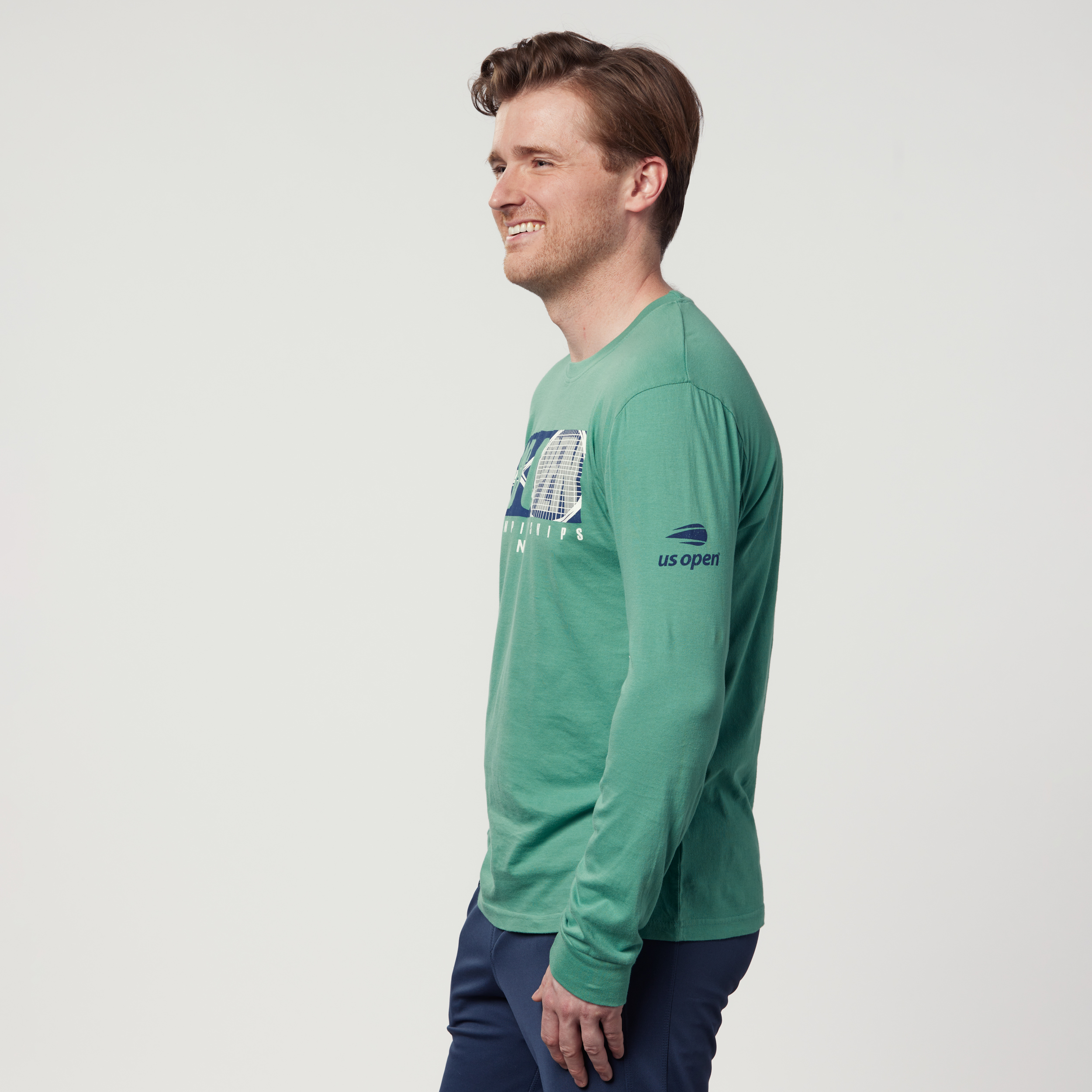 American Needle Racquet Graphic Long Sleeve T-Shirt - Green