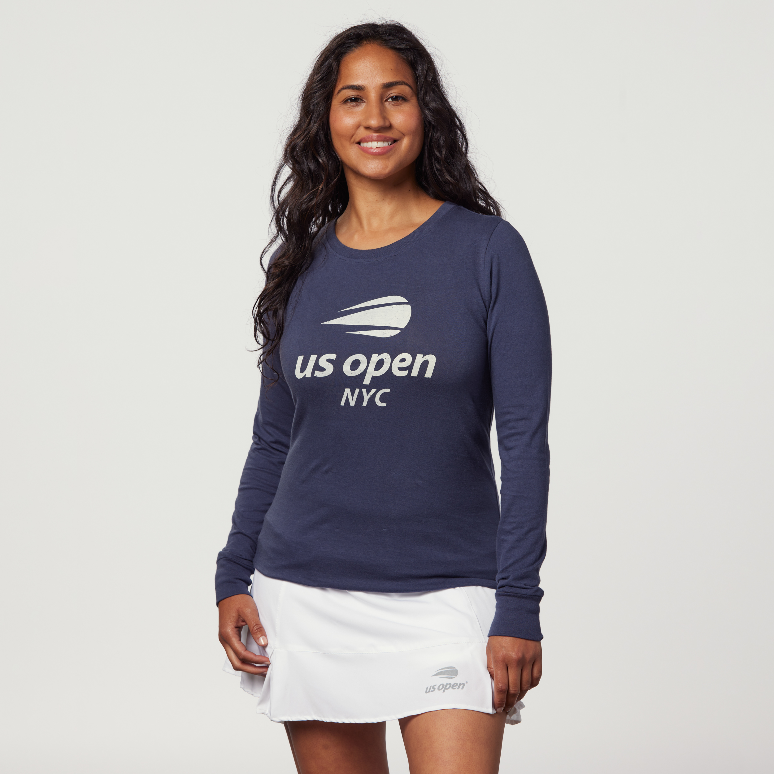 American Needle Women's NYC Logo Long Sleeve T-Shirt - Navy