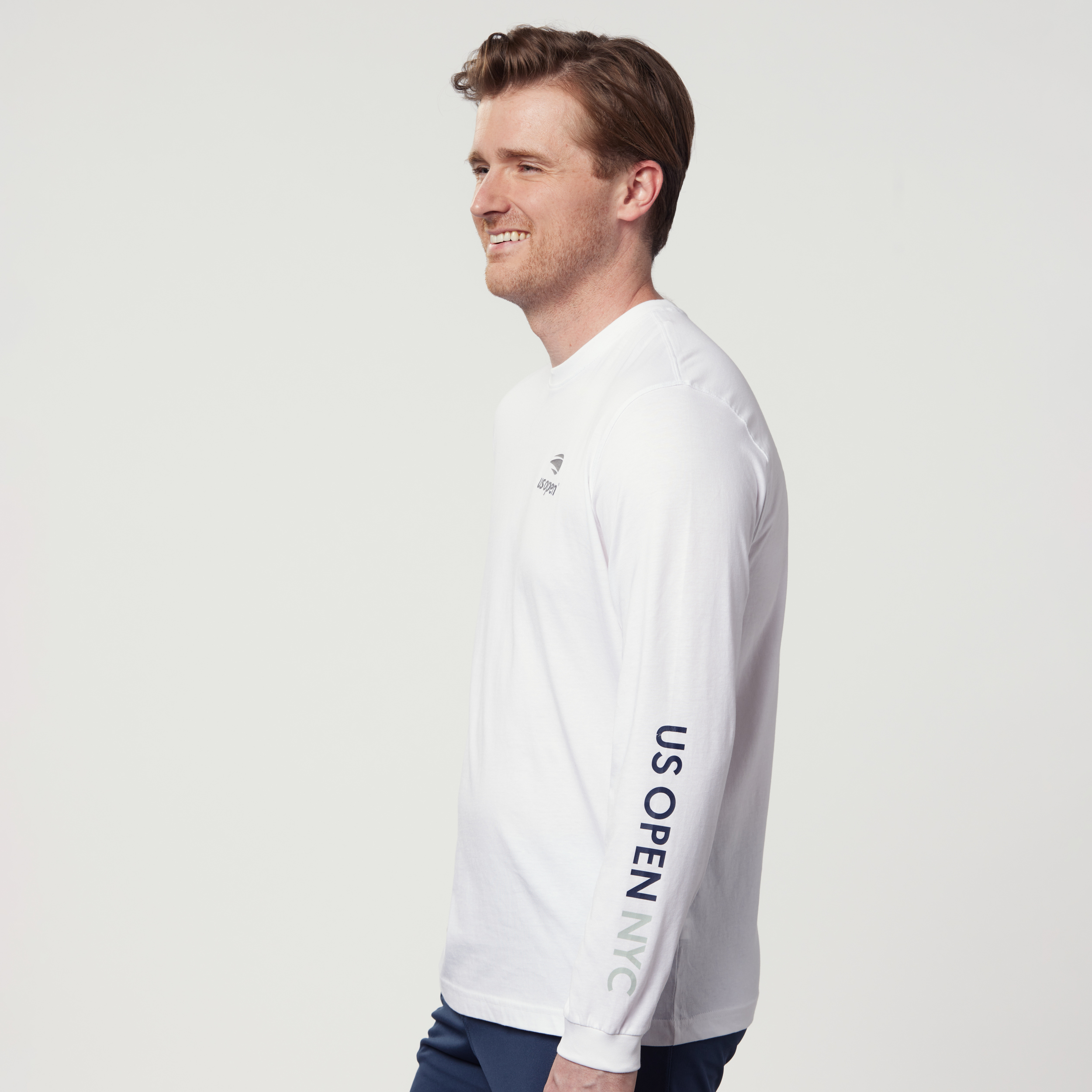 US Open Collection Men's Stadium Long Sleeve T-Shirt - White