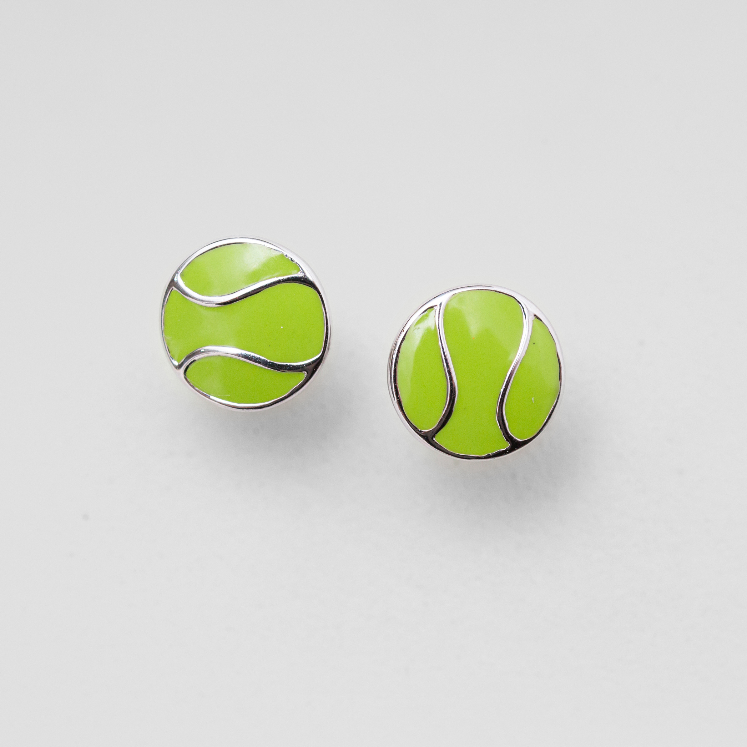 US Open Luv 40 Tennis Ball Earrings