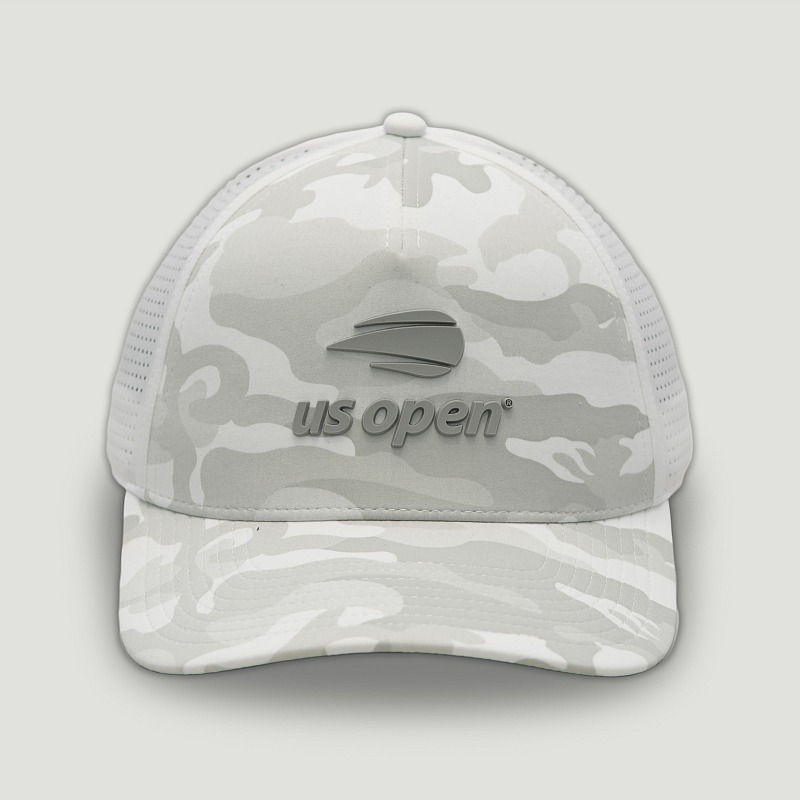 US Open American Needle Camo Super Tech Valin Hat - White