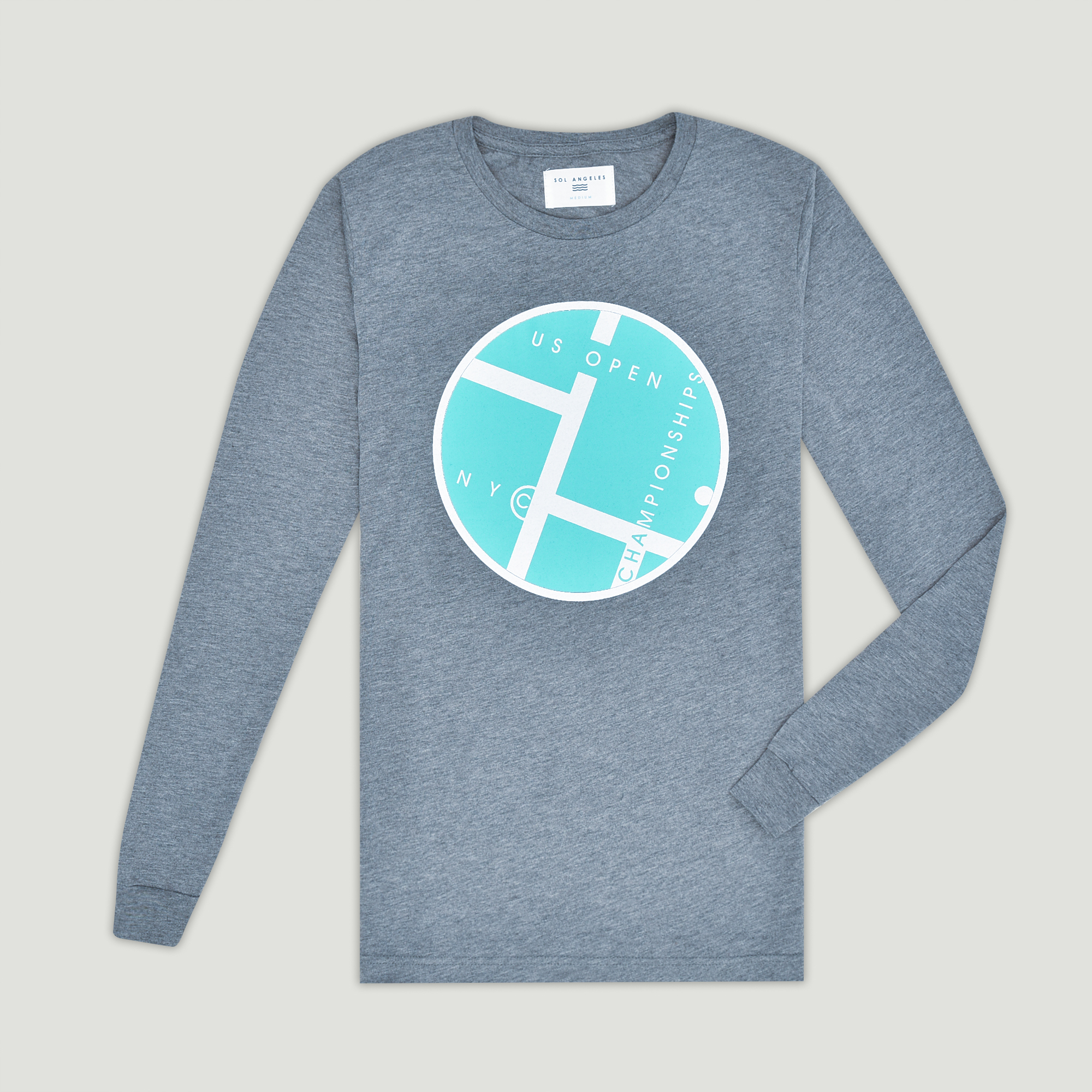 Sol Angeles NYC Tennis Champ Graphic Long Sleeve T-Shirt