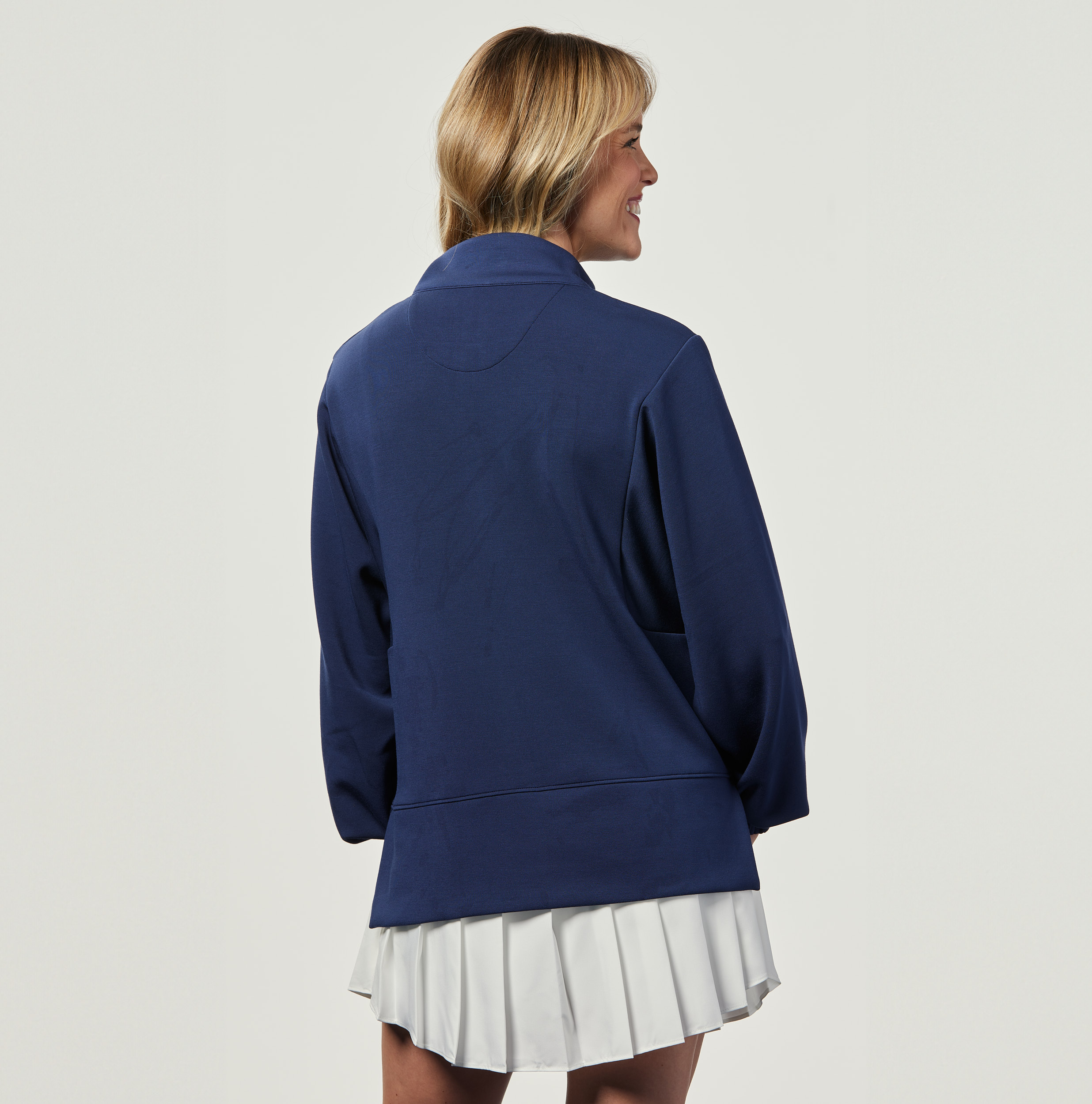 US Open Peter Millar Women's Knit 1/2 Zip - Navy