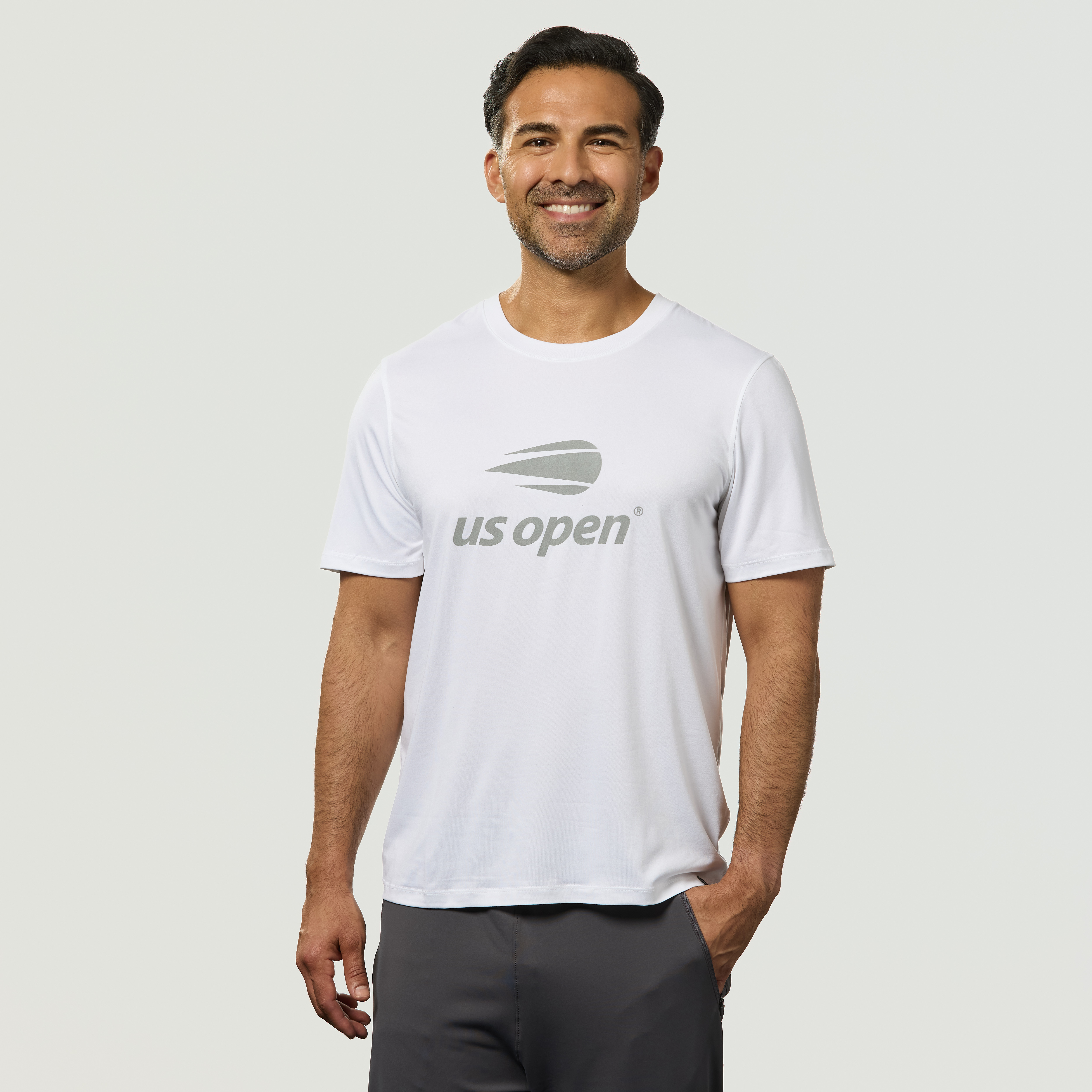 US Open Performance Short Sleeve T-Shirt - White