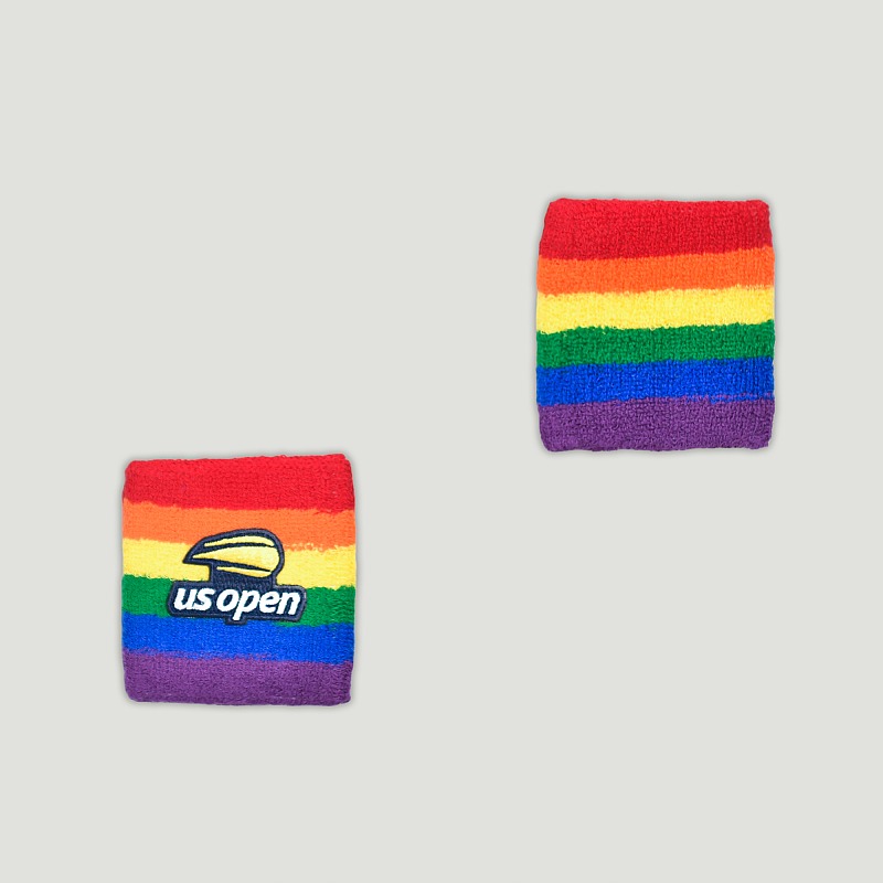 US Open Collection Rainbow Wristband W/ Patch