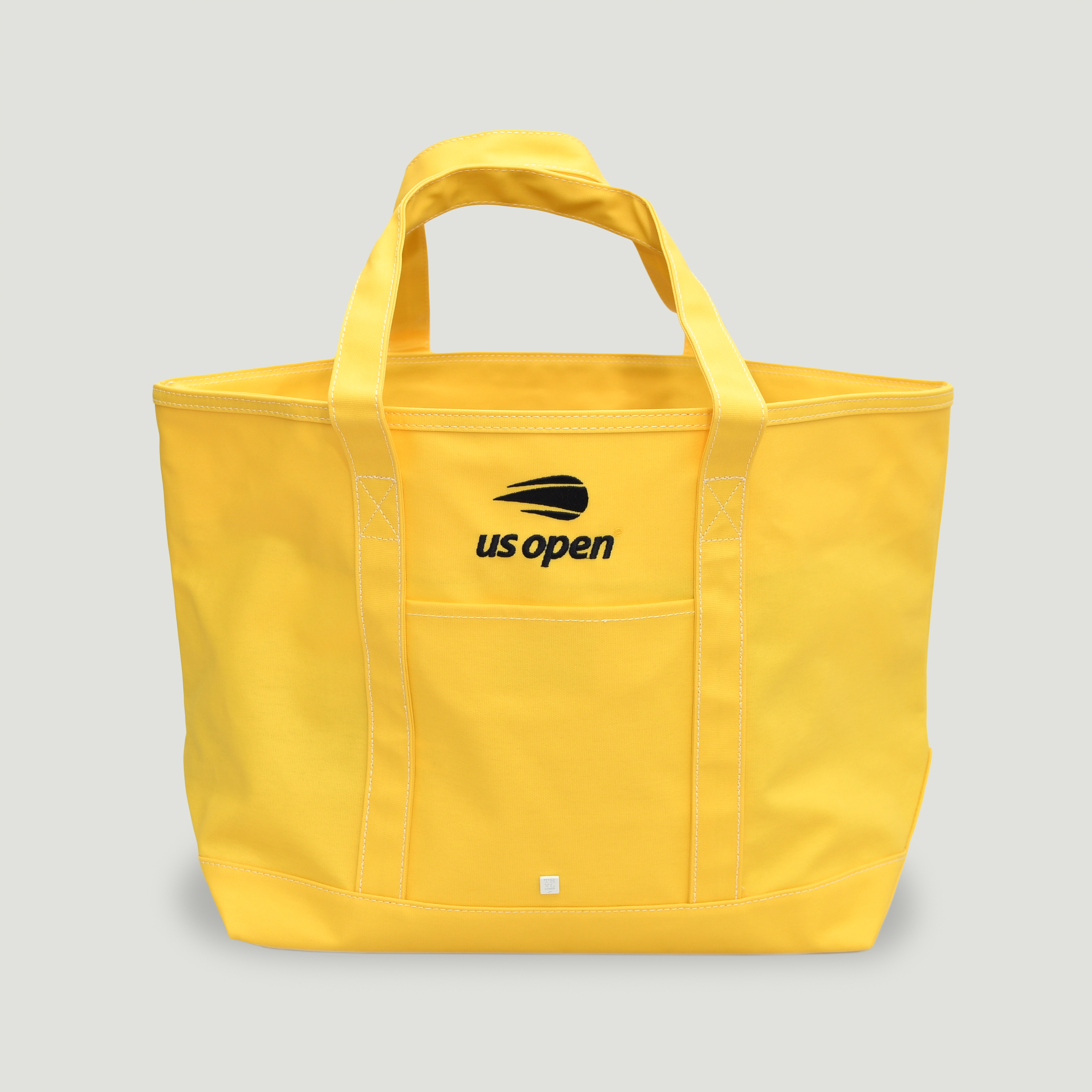 US Open Waxed Canvas Tote - Yellow- Front