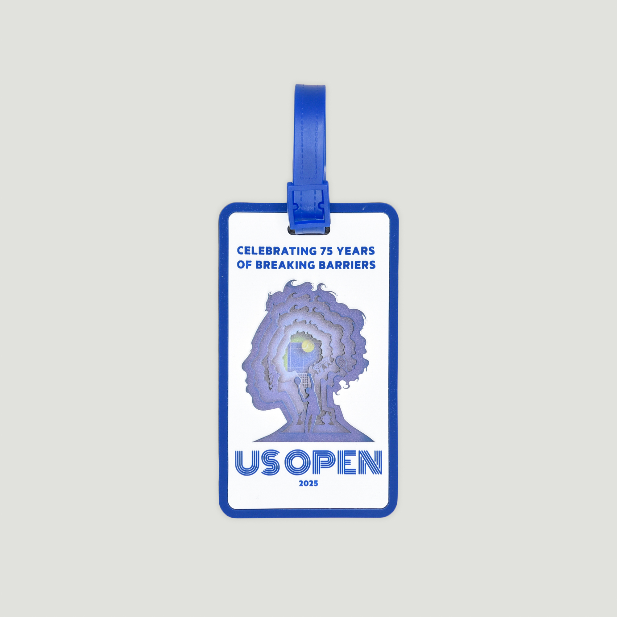 US Open 2025 Theme Art Bag Tag- Front