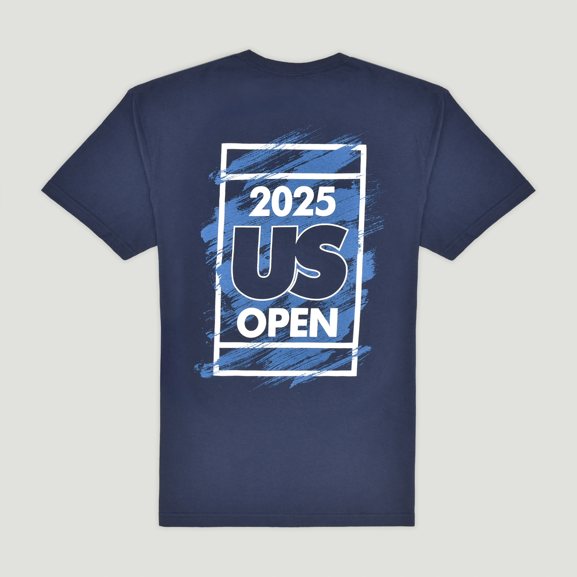 US Open Collection 2025 Painted Blue Court T-Shirt - Navy