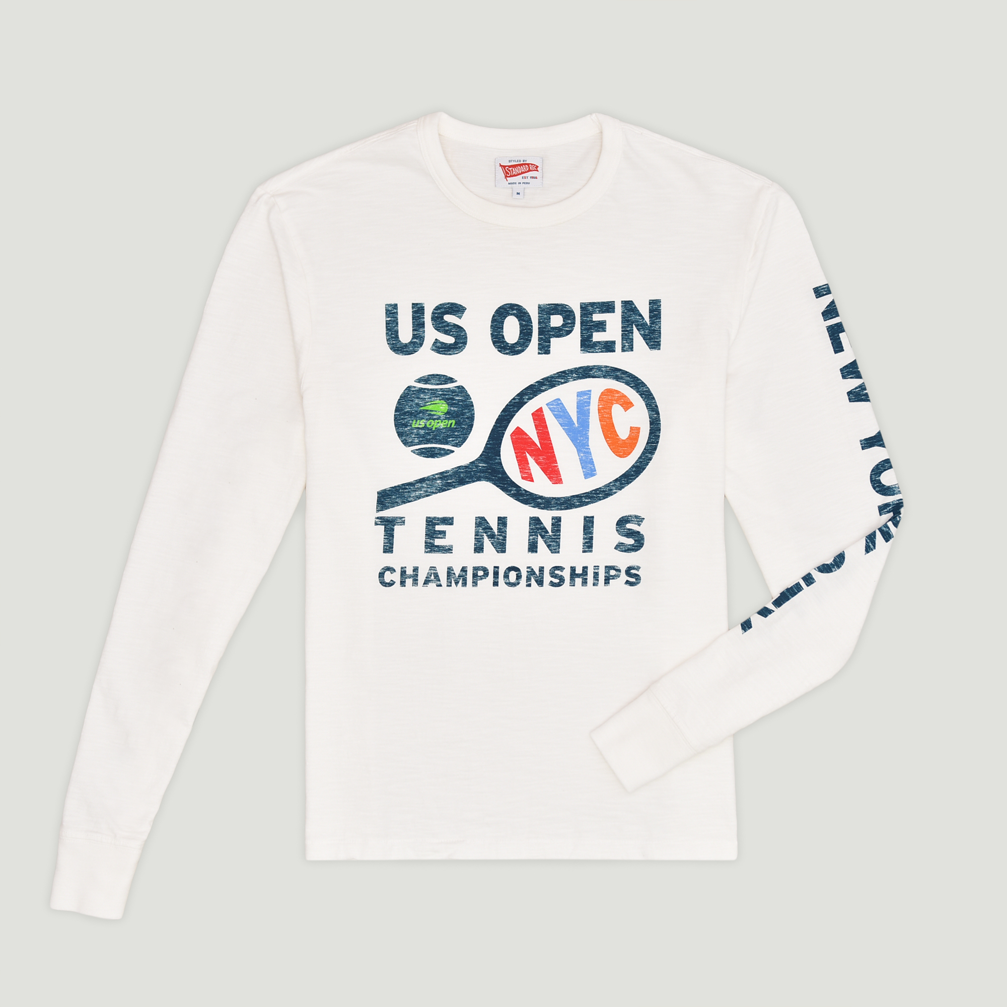 Standard Rec NYC In Racquet Long Sleeve Tee- Front