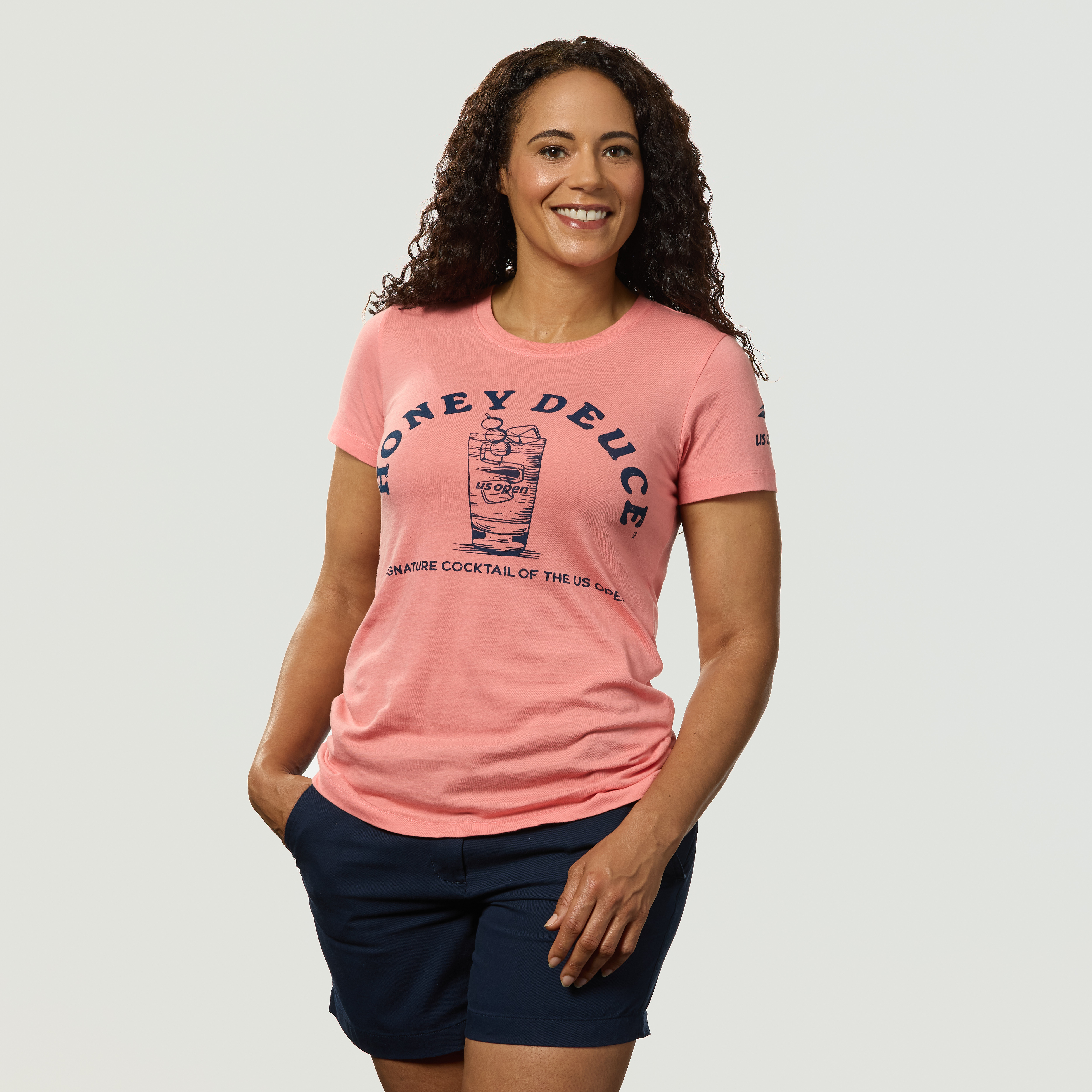 US Open Collection 2025 Honey Deuce Short Sleeve Tee- Front