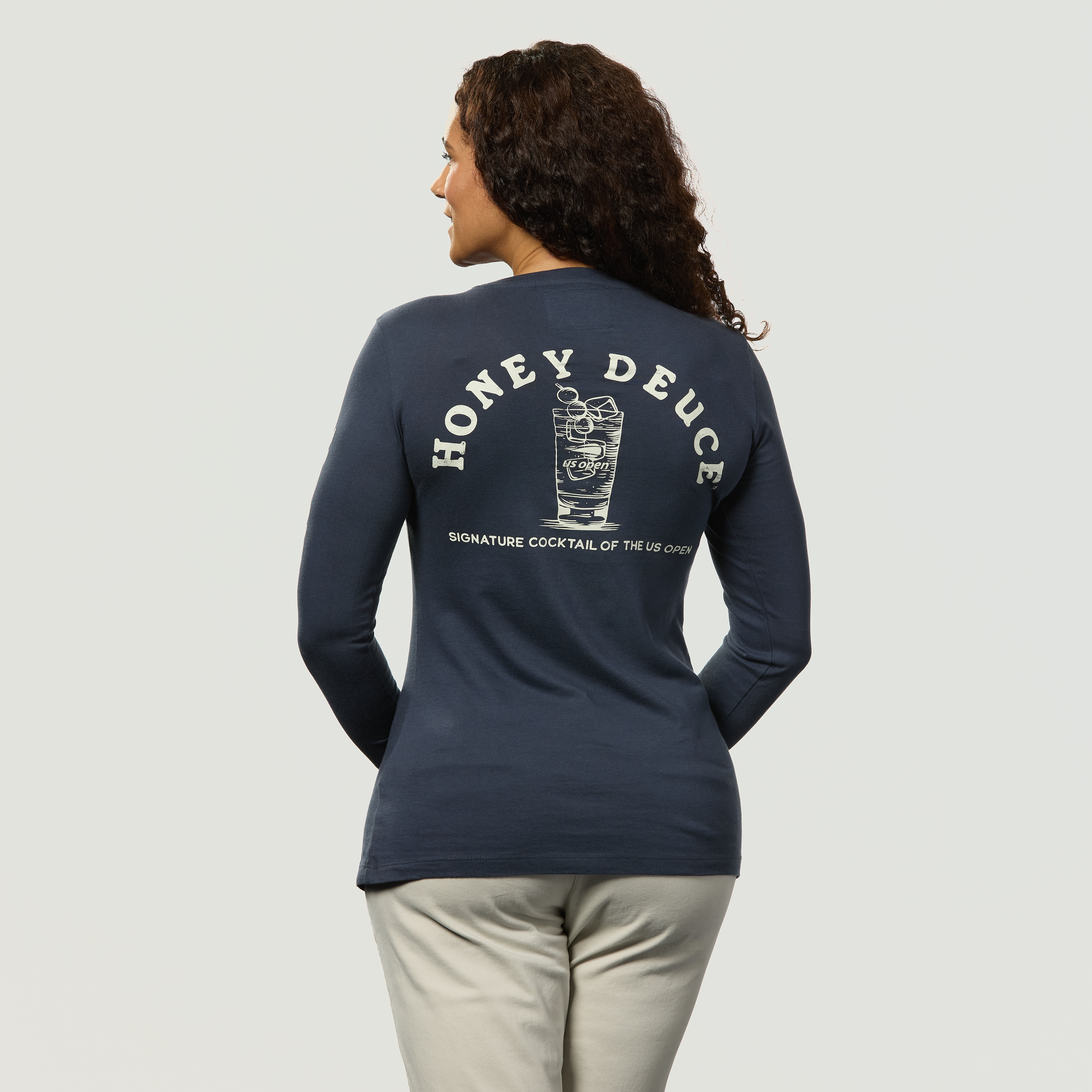 US Open Collection 2025 Honey Deuce Long Sleeve Tee- Back