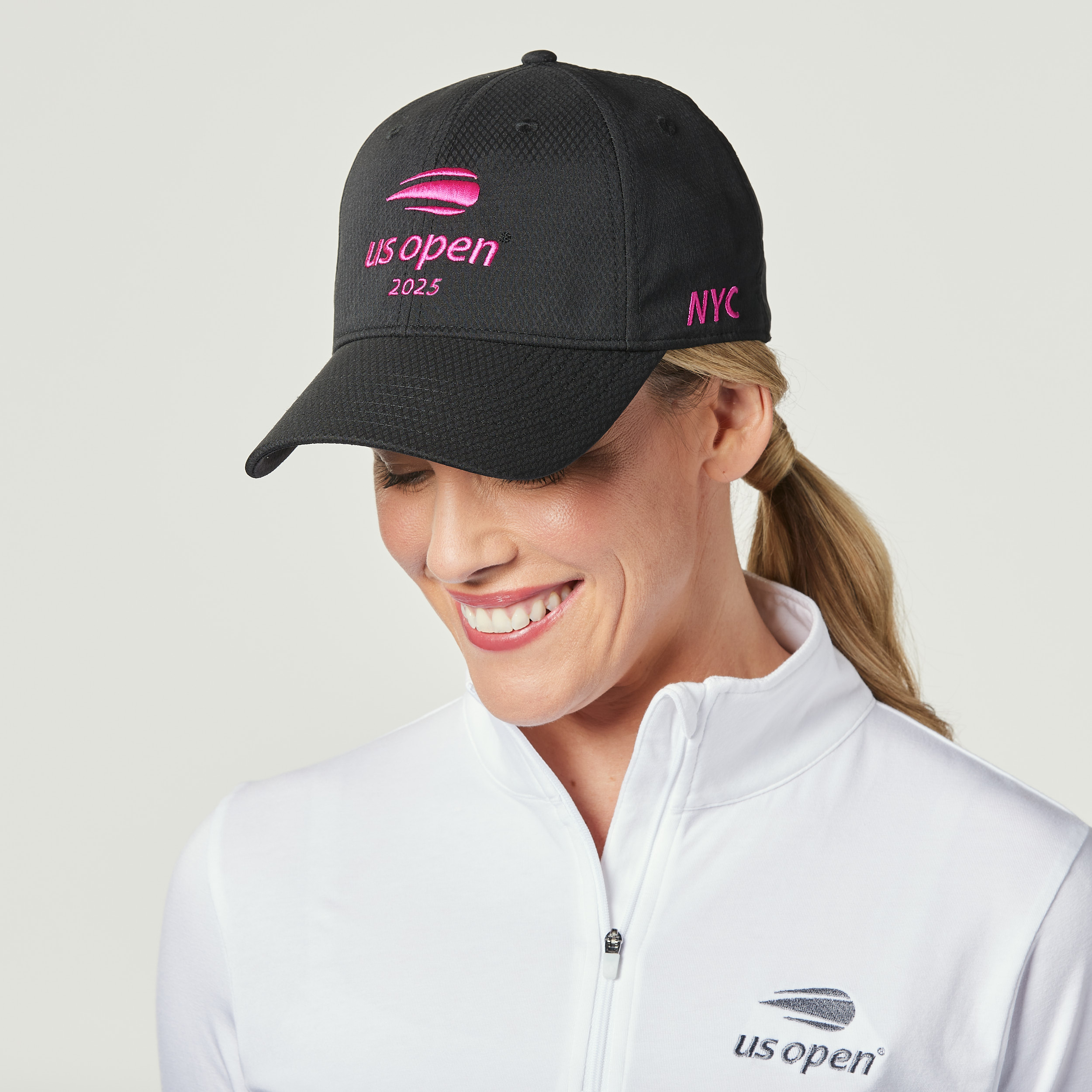 US Open Collection 2025 Women's Dated Court Hat- Black