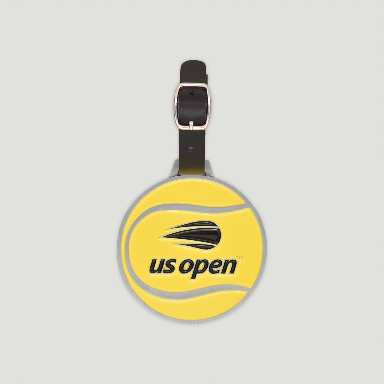 US Open Personalized Metal Luggage Tag - Yellow