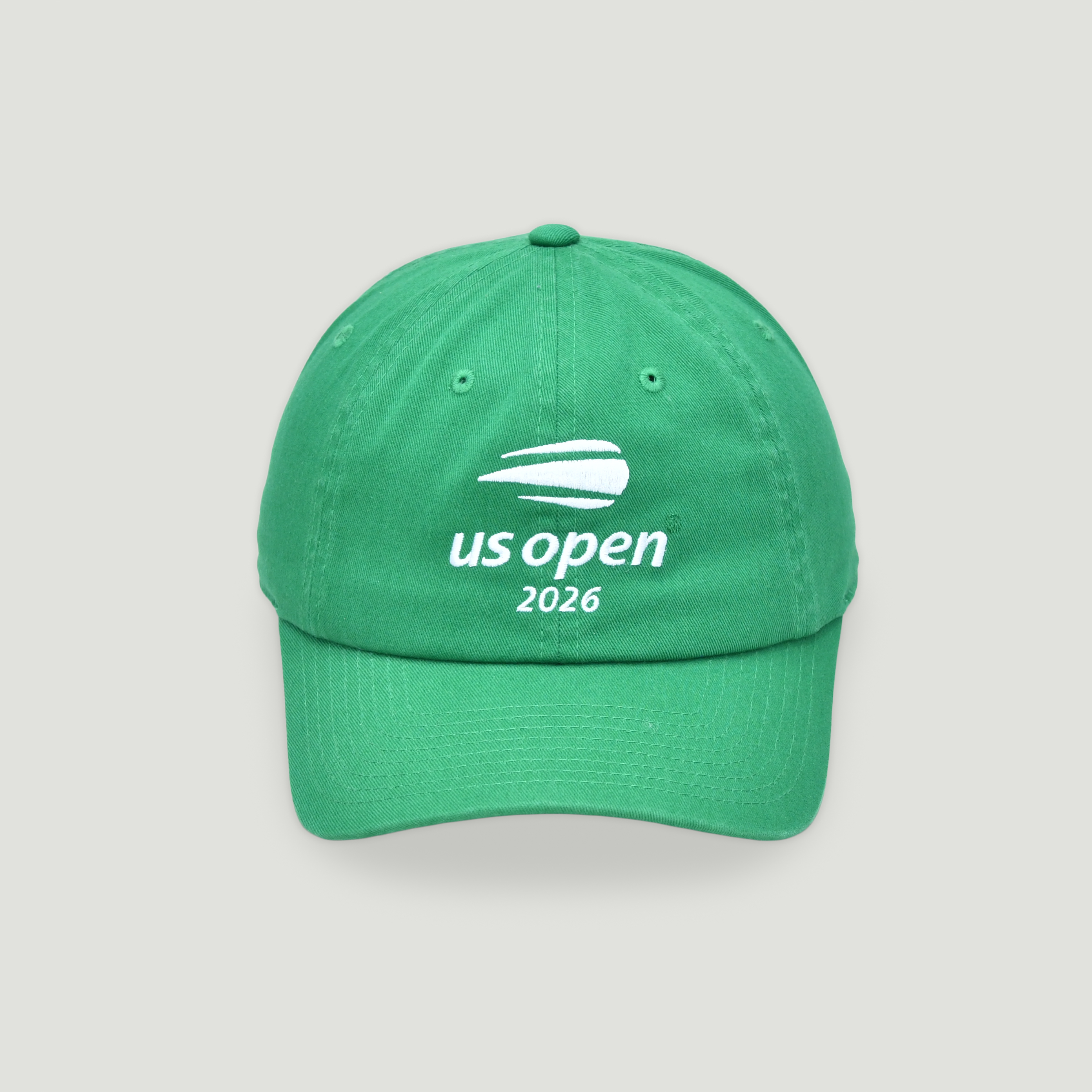 US Open American Needle 2026 Washed Slouch Hat- Kelly Green- front