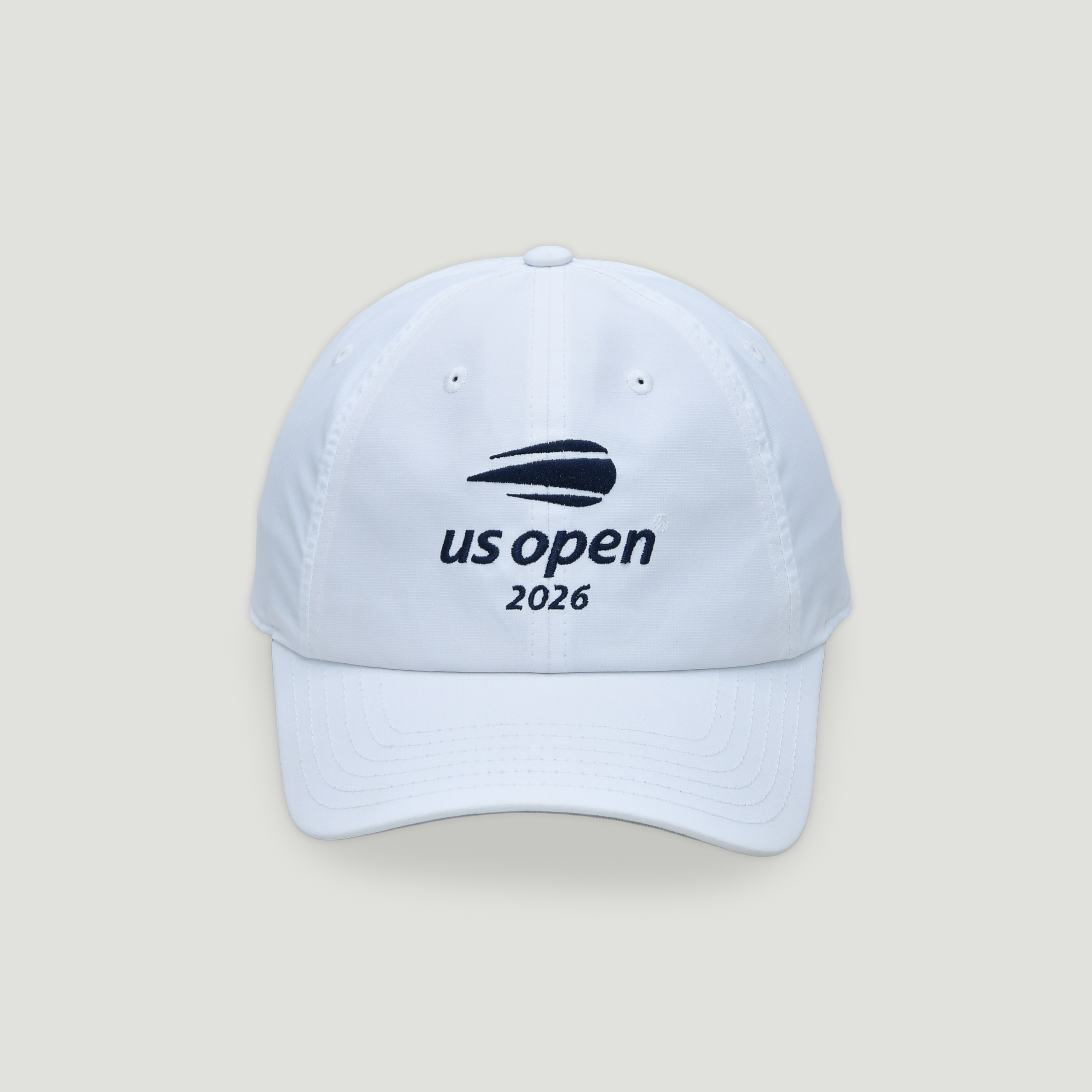 US Open 2026 American Needle TKO Performance Hat- White- front