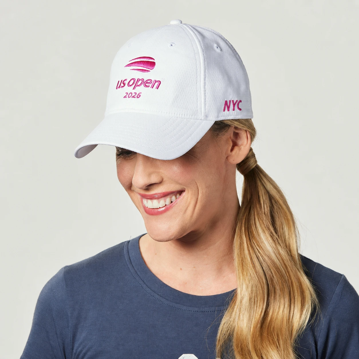 US Open Collection 2026 Women's Dated Court Hat- White