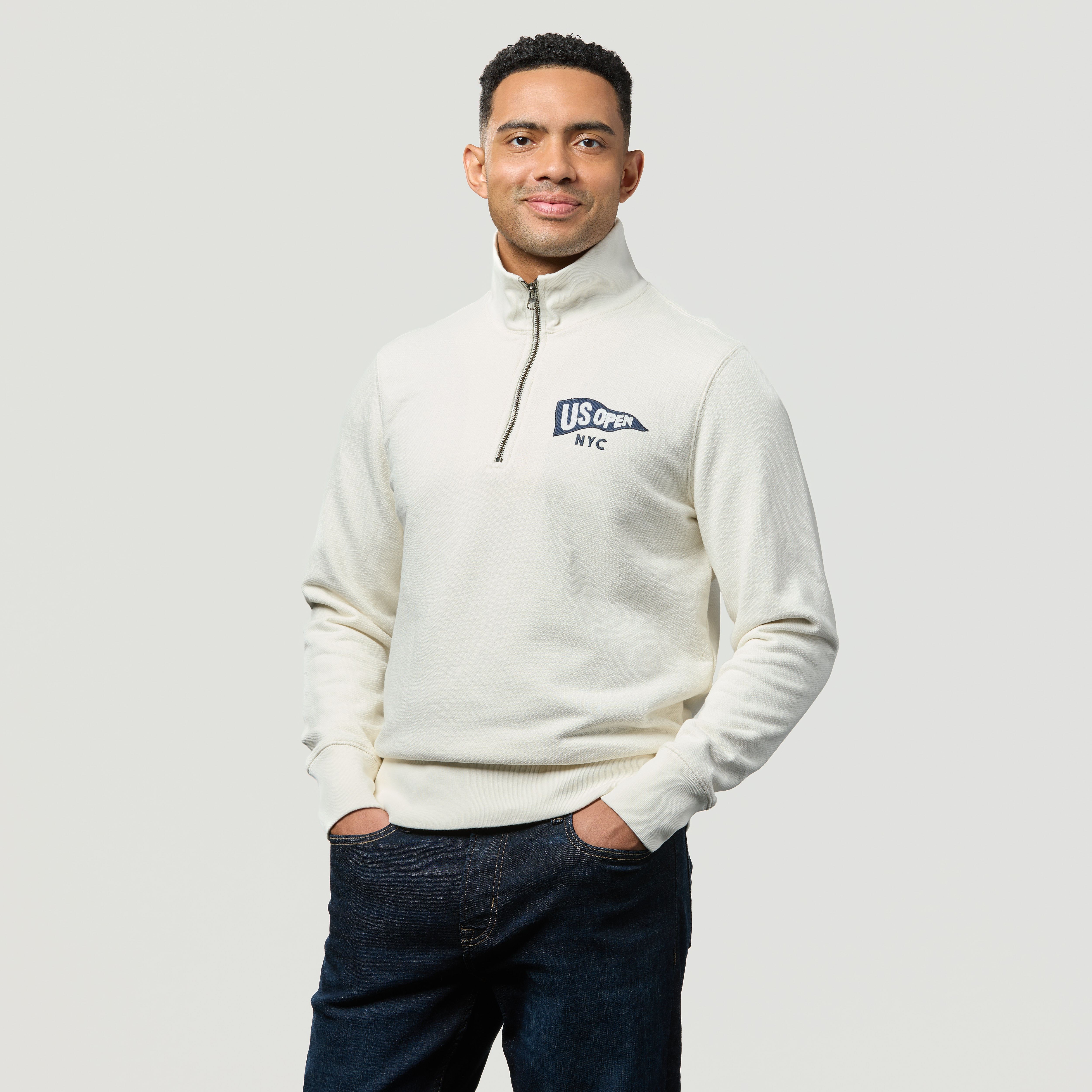 US Open Standard Rec Hampton Pennant 1/4 Zip Up