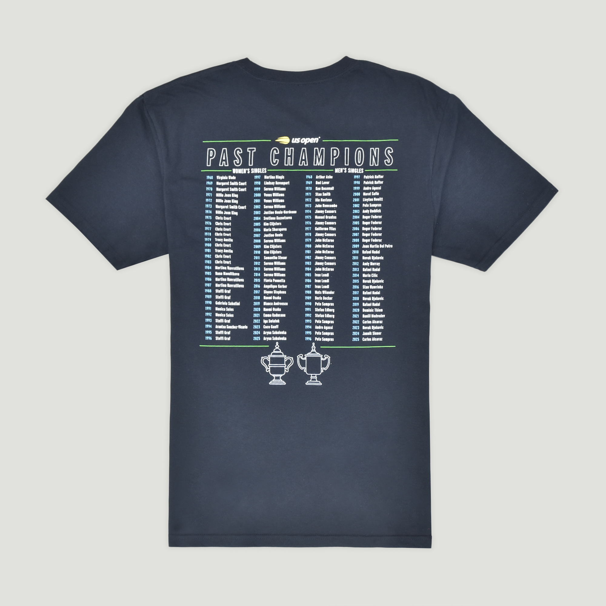 US Open 2026 Past Champions S/S T-Shirt - Black