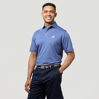 US Open Men's Peter Millar Polo Clark Jersey - Blue
