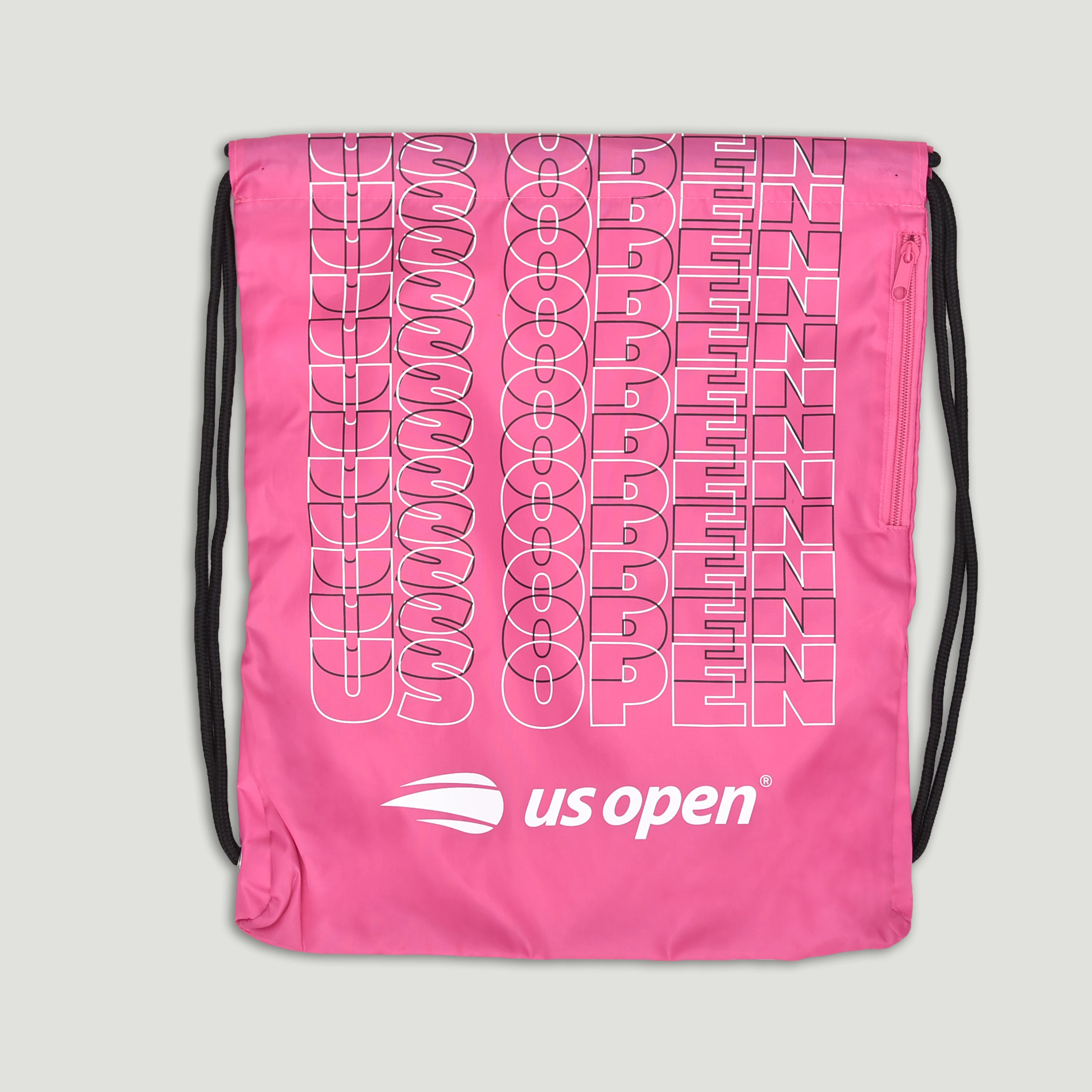 US Open Collection Cinch Bag- Pink