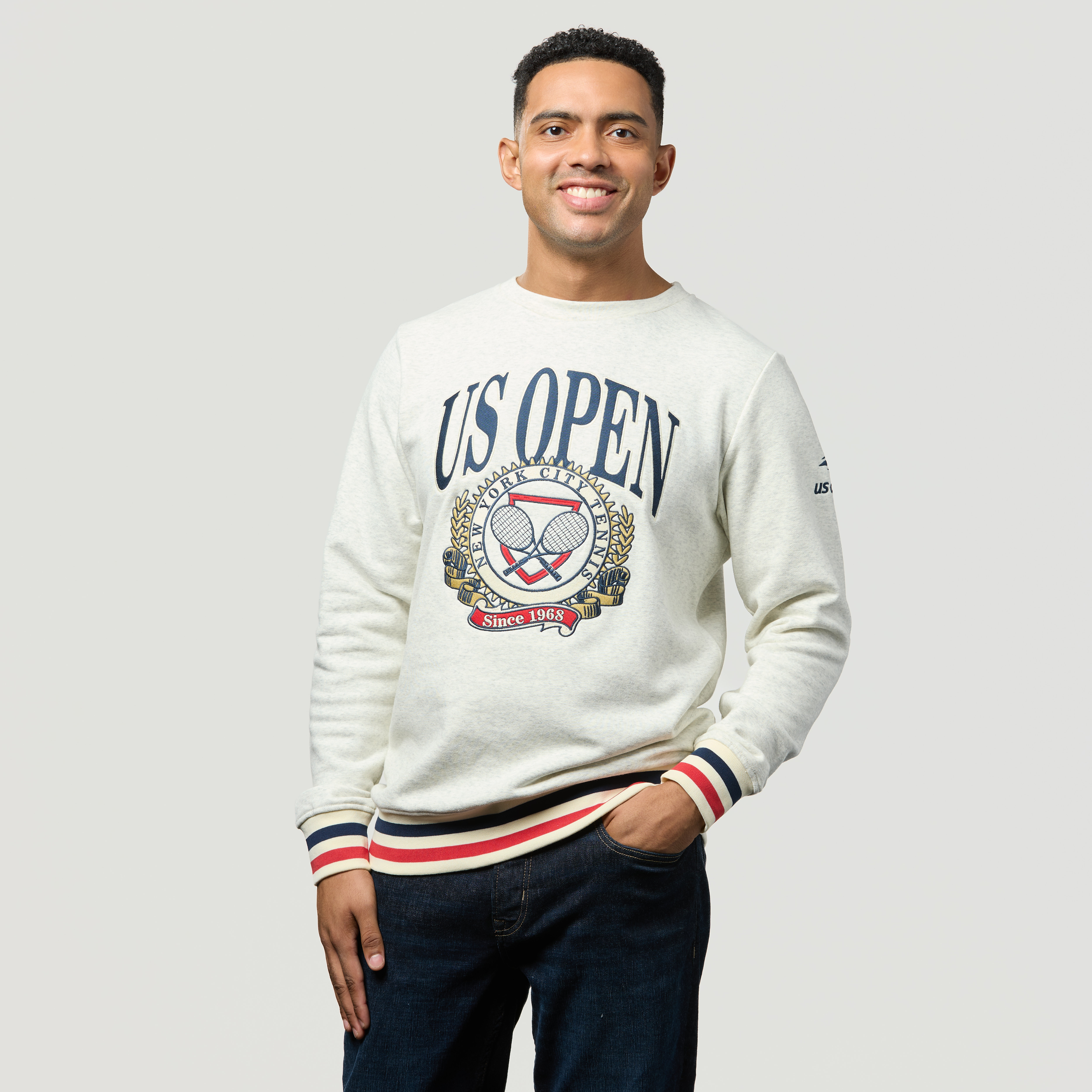 US Open American Needle Pullover French Terry Crewneck