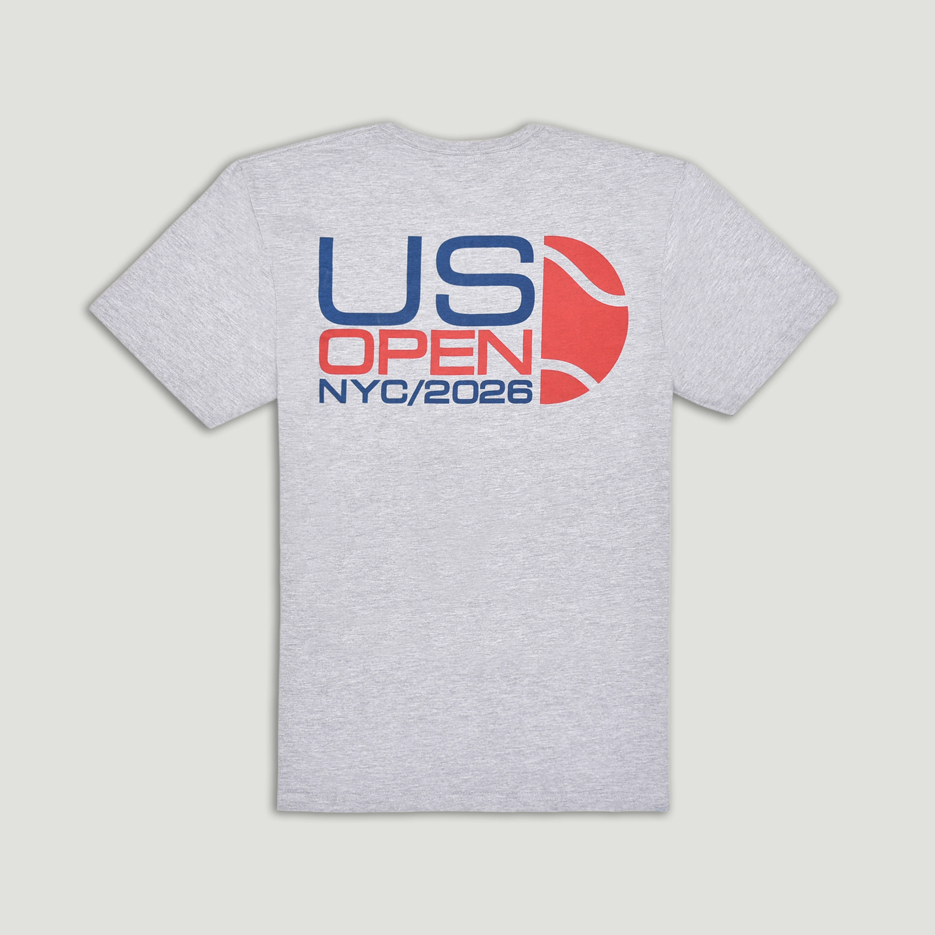 US Open Collection 2026 Type Ball Split T-Shirt- Grey