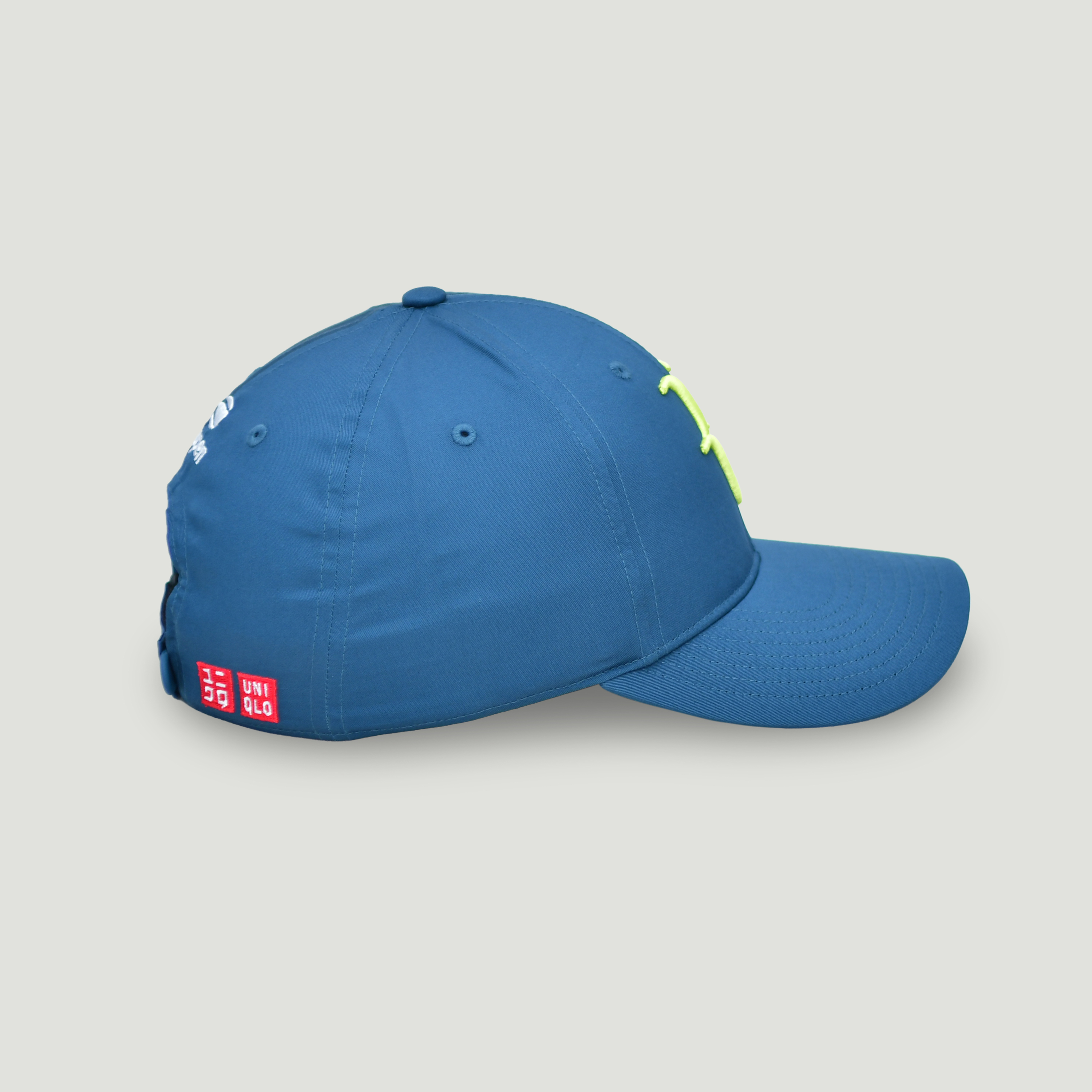 US Open x Federer Collection RF Logo Hat - Blue/Yellow