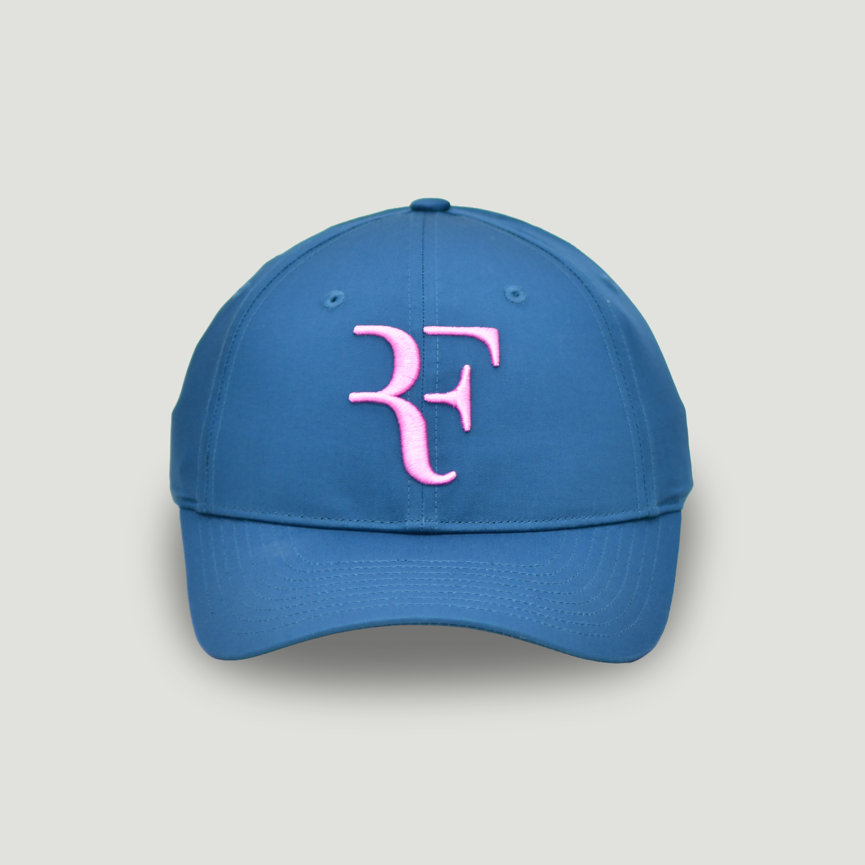 US Open x Federer Collection RF Logo Hat - Blue/Pink