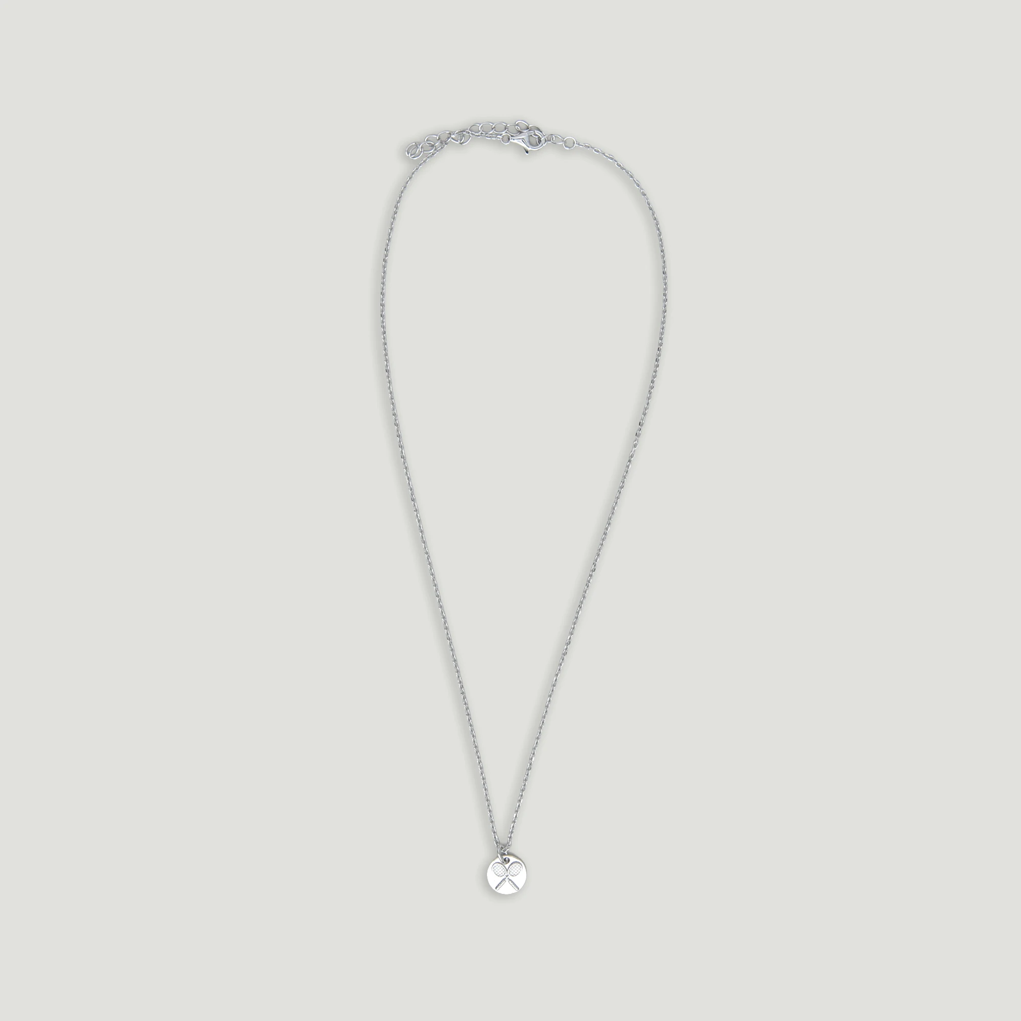 US Open Luv 40 Cross Racquet Coin Necklace