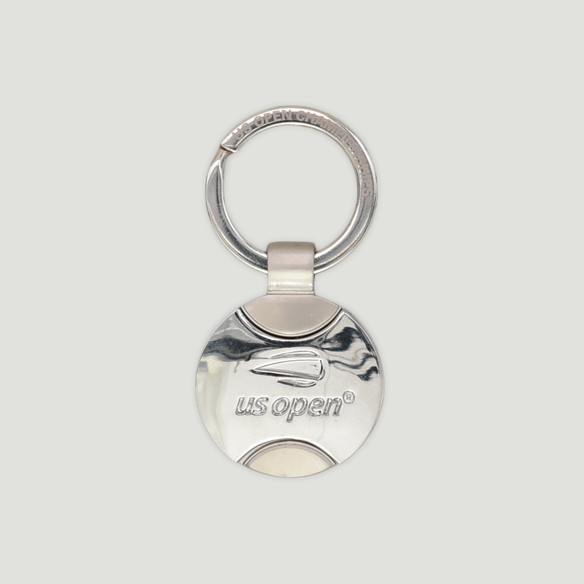 Embossed Tennis Ball Keychain