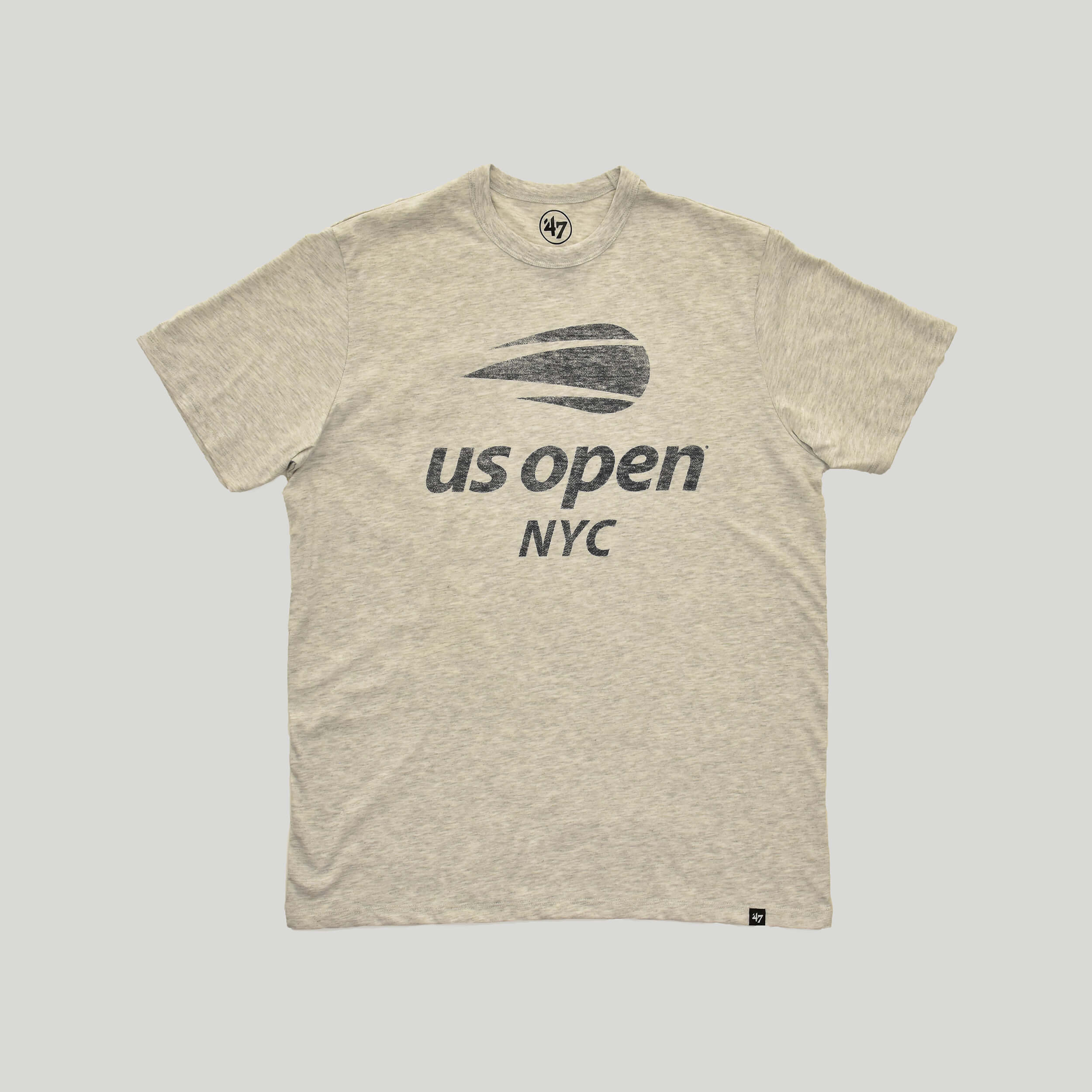 US Open Men's 47 Brand Franklin Official Logo T-Shirt - Gray - US Open Shop