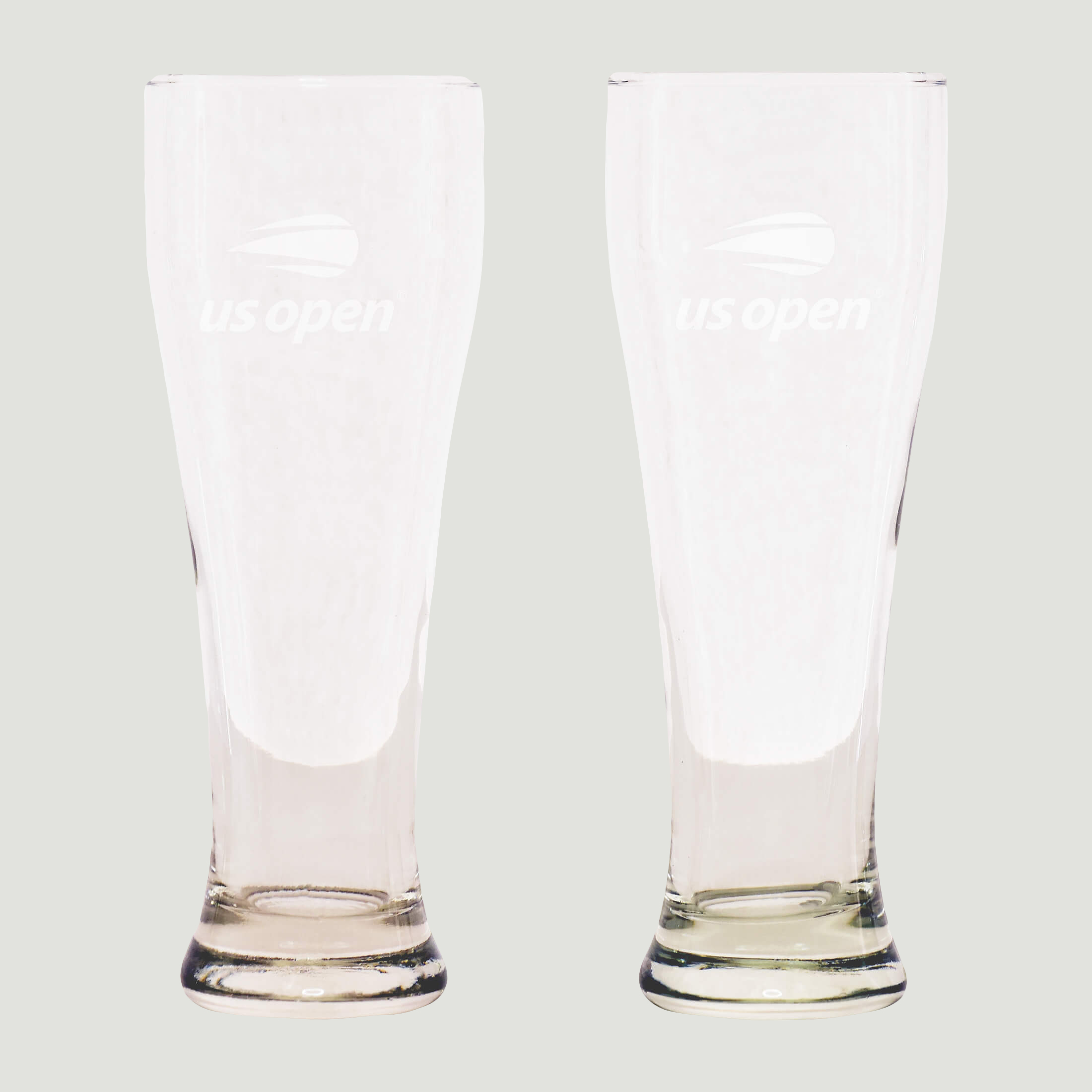 US Open Etched Logo Beer Glasses 24 Oz. - 2 Piece Set