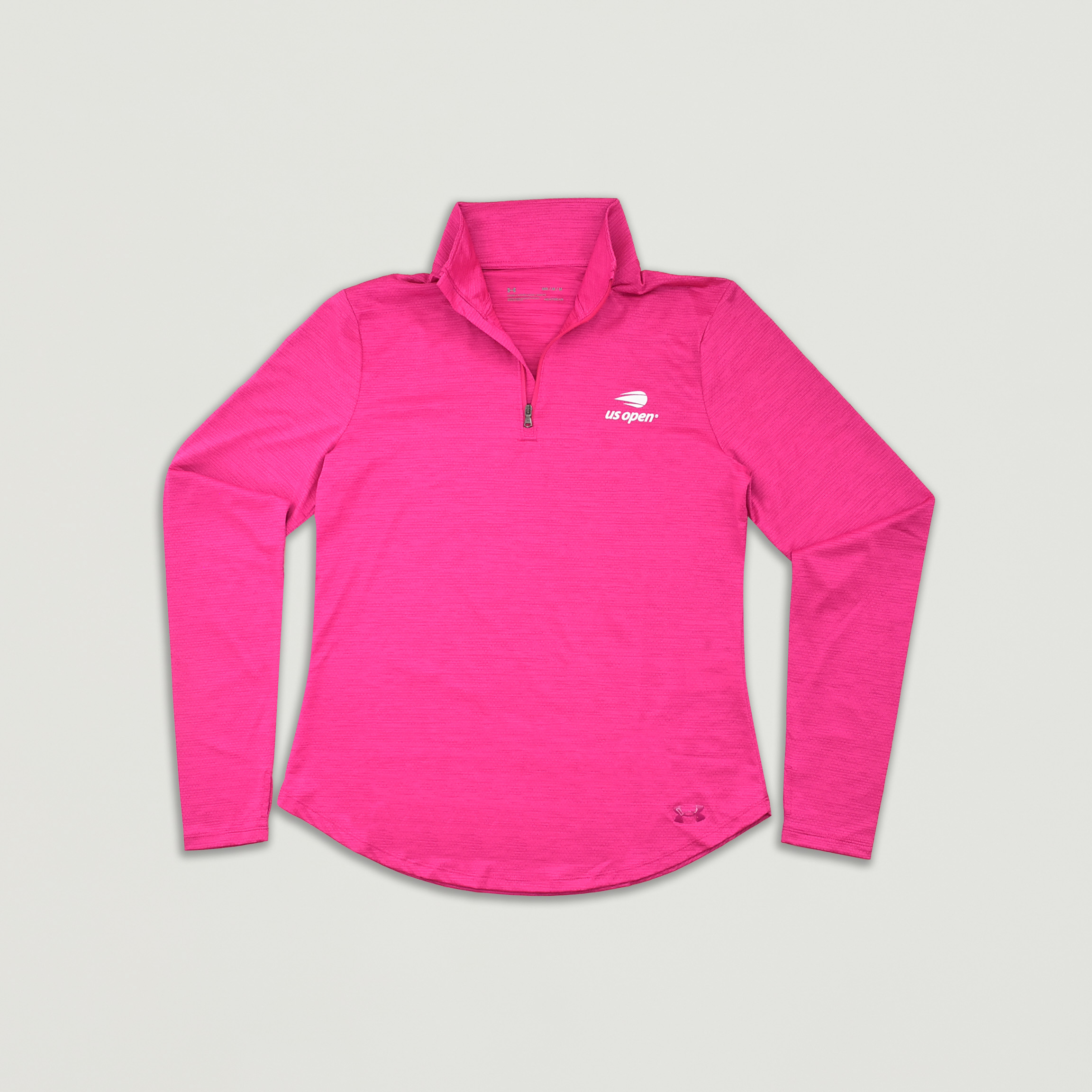 US Open Under Armour Women's Performance Tech 1/4 Zip Pullover - Pink