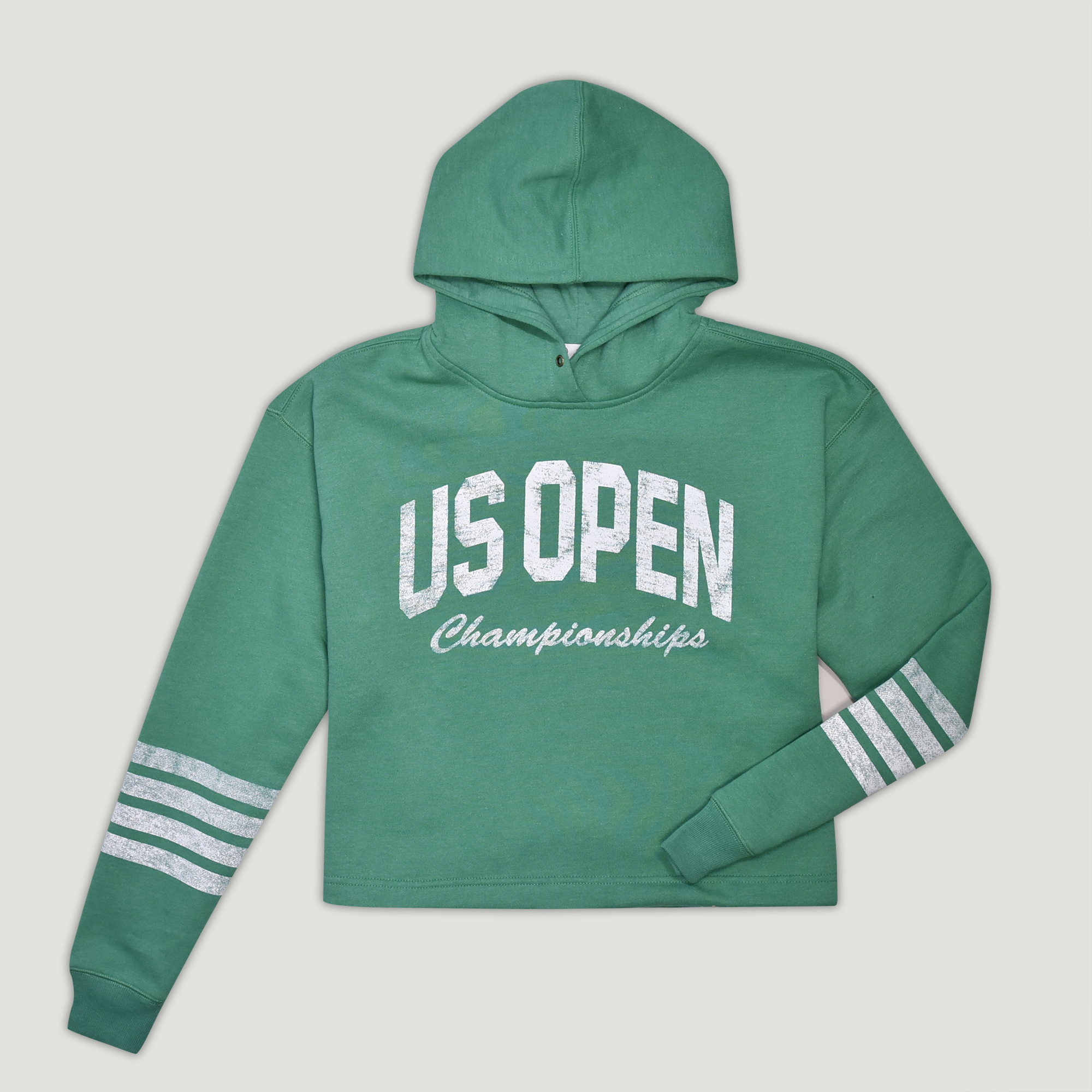 '47 Brand Women's Cropped Hoodie - Green