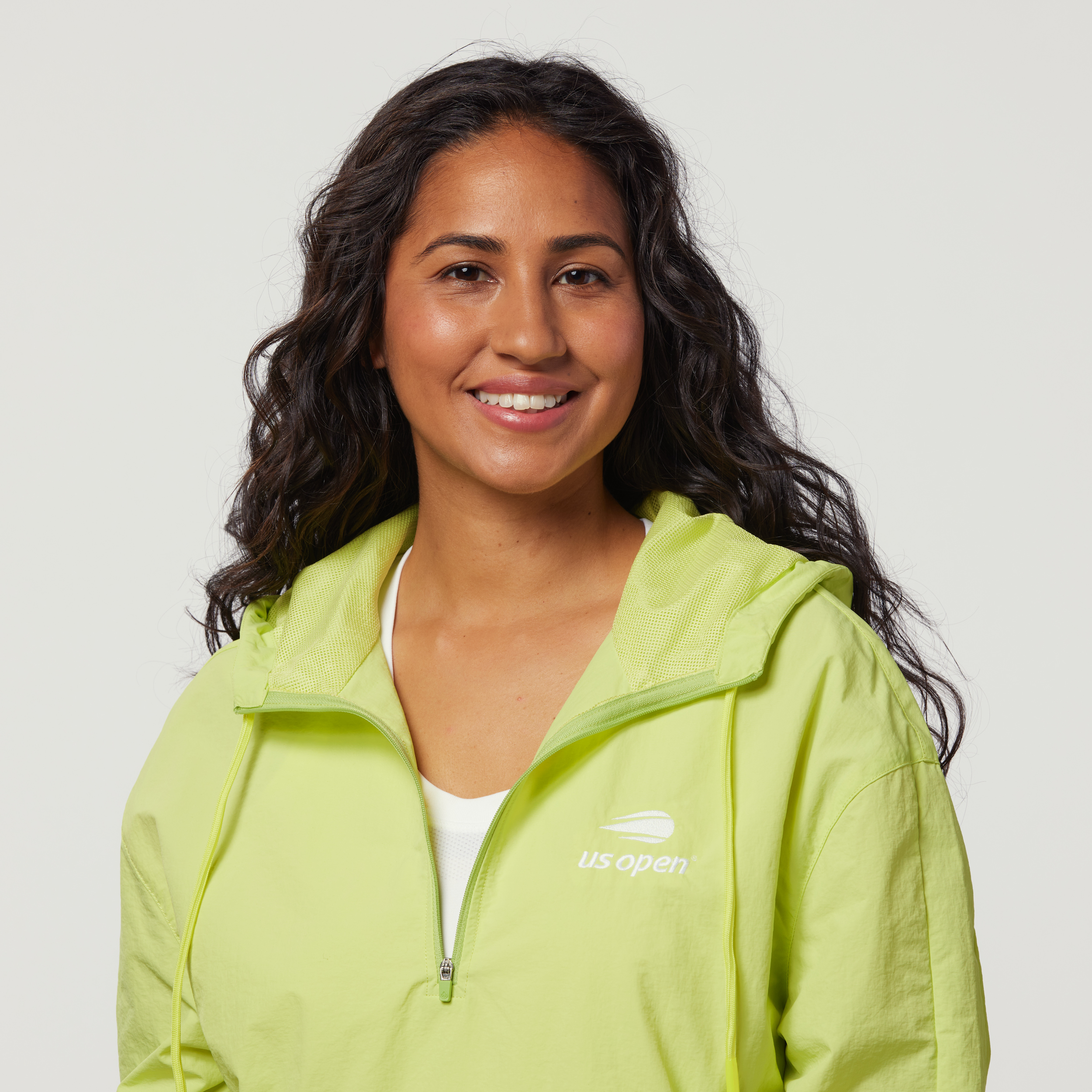 US Open TASC Women's Element 1/2 Zip Hooded Anorak - Green