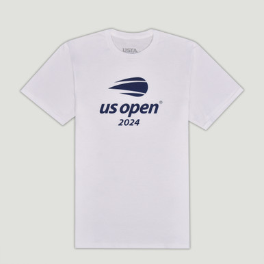 US Open 2024 Official Logo T Shirt White   2024 White SS 0039  05088.1704310090.386.513 