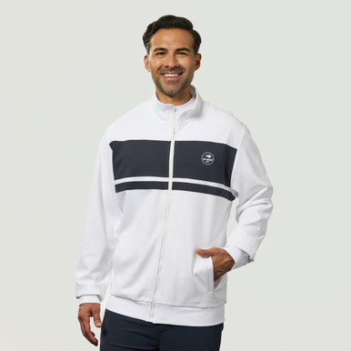 US Open Collection Tricot Warmup Jacket - White