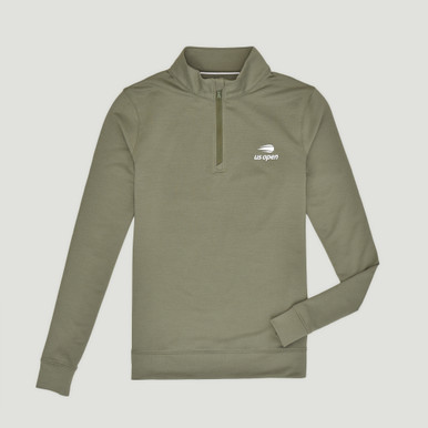 US Open Peter Millar Men's Perth Melange Performance 1/4 Zip
