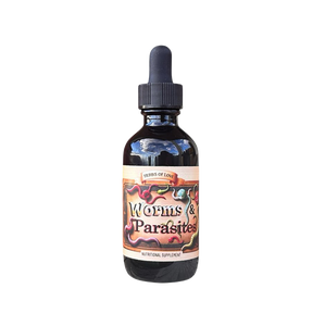 front label of parasite tincture bottle