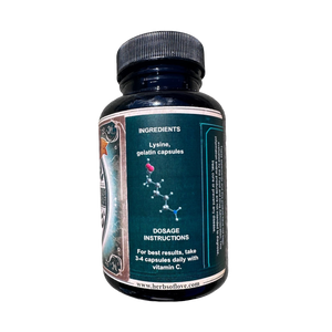 Back pic 2 of lysine info & ingredients