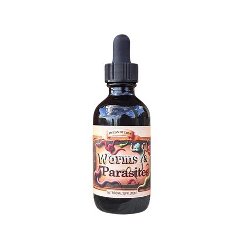 front label of parasite tincture bottle