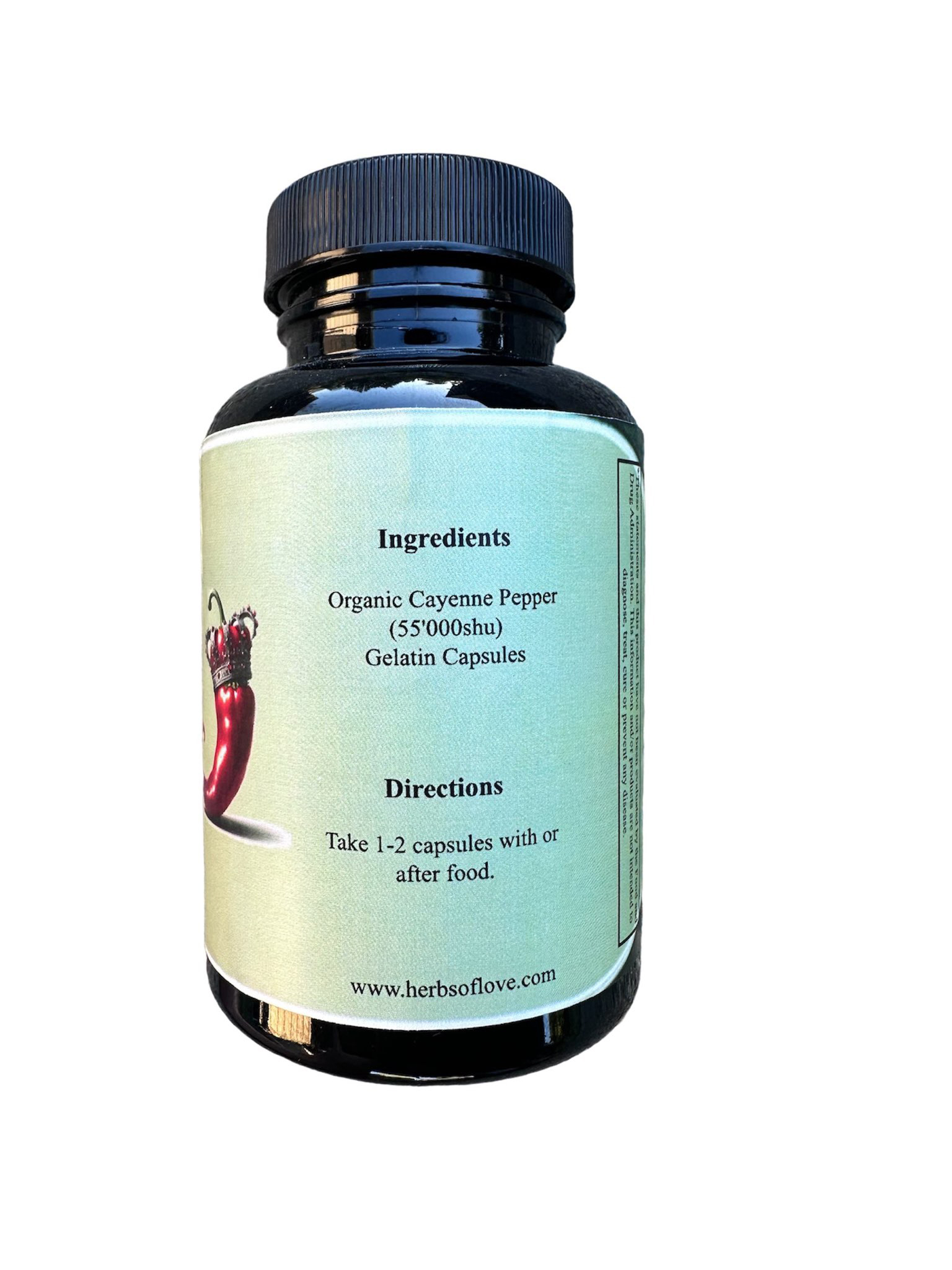 Organic Cayenne Pepper Capsules, 90 caps