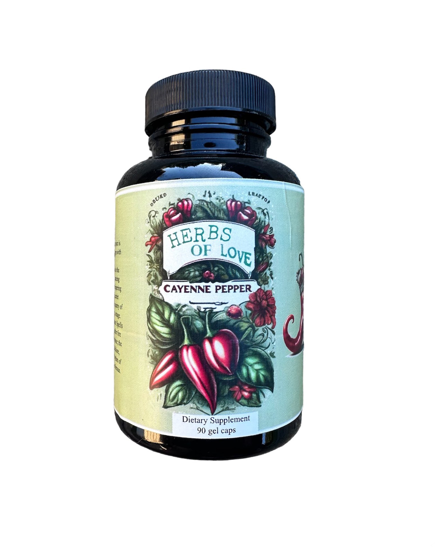 Organic Cayenne Pepper Capsules, 90 caps