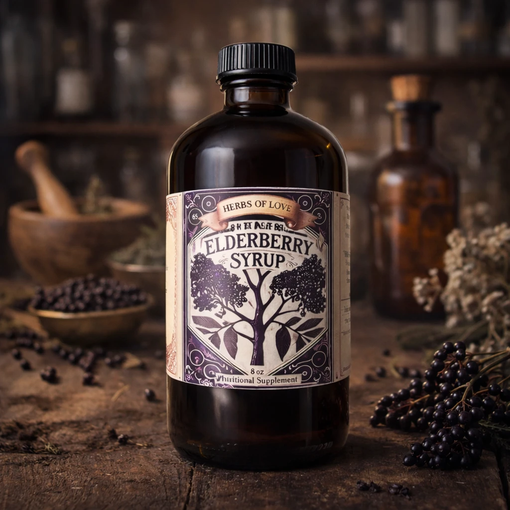 Elderberry Syrup - Potent AF (Alcohol-Free) Immune Support