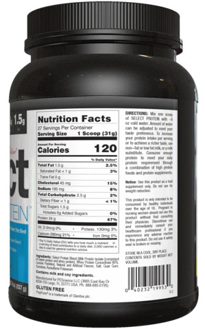 Select Protein - 2lb - Supplement World