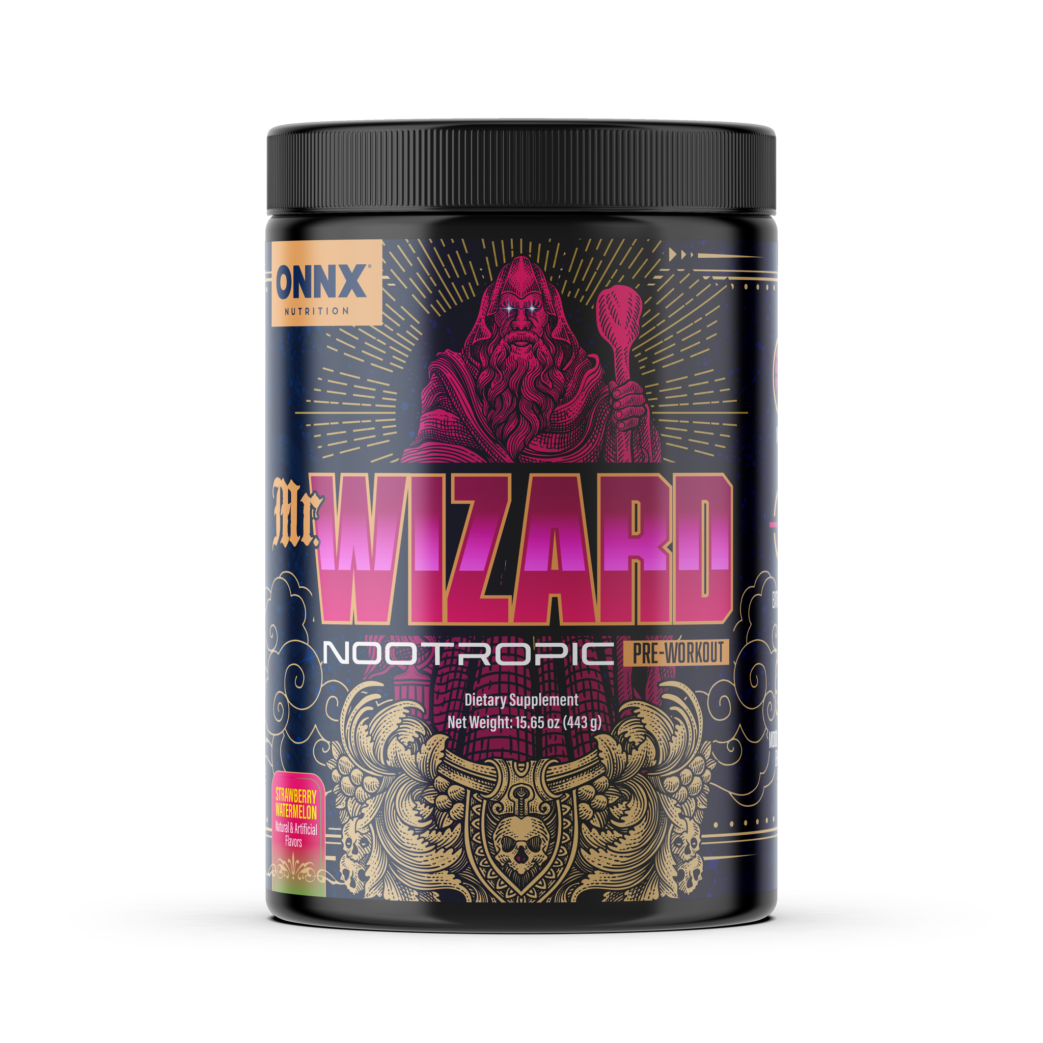 ONNX Nutrition - Mr. Wizard Nootropic Pre-Workout - Sour Blue Gummy