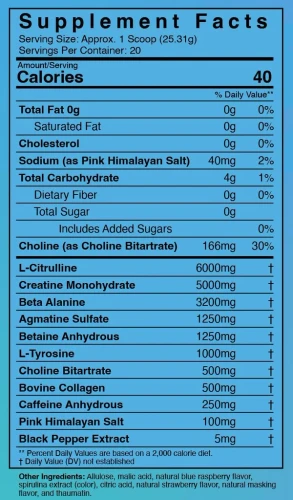 Bodacious Pre-Workout