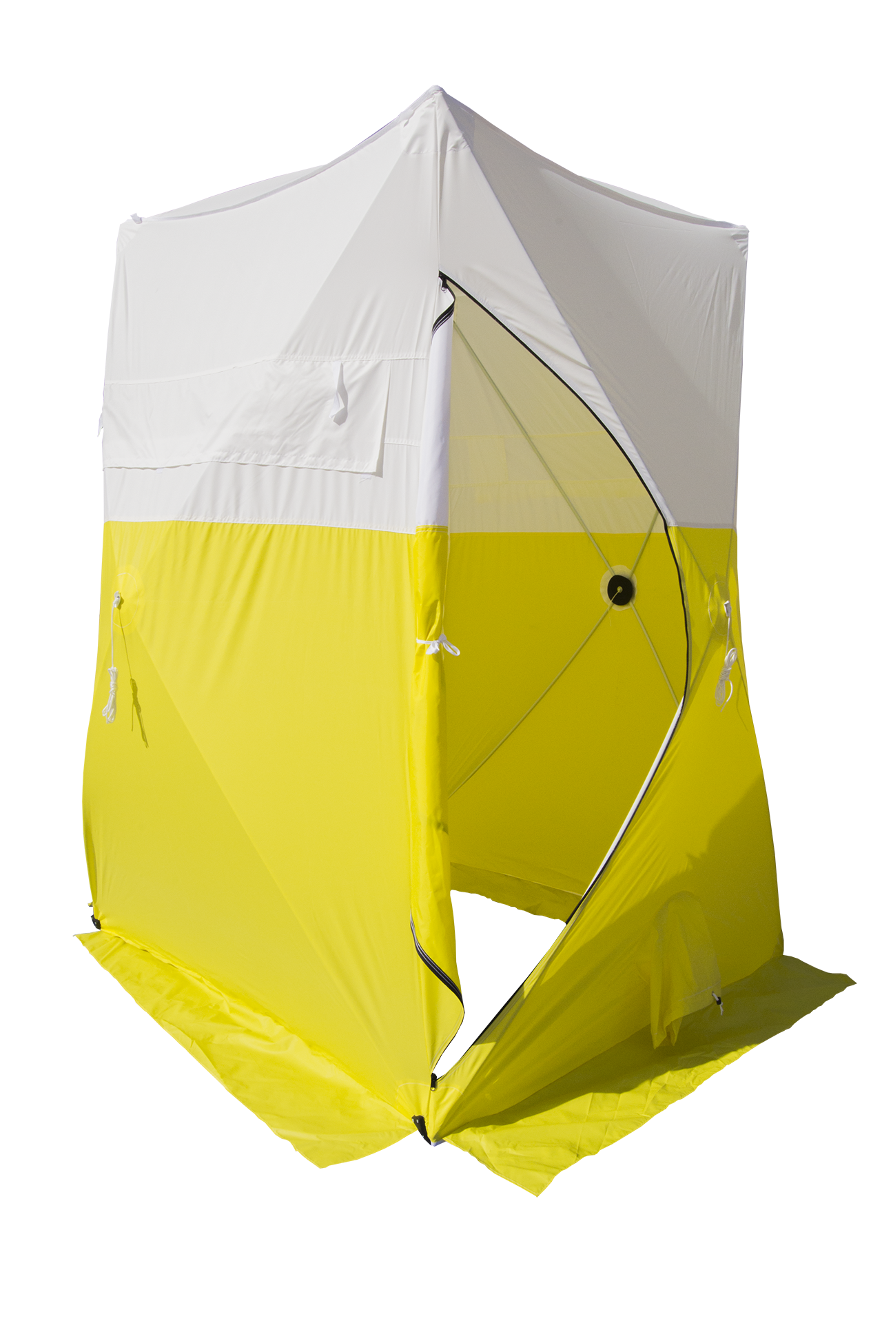 Pelsue Interlocking Series Work Tent - yellow and white, 10' x 10' x