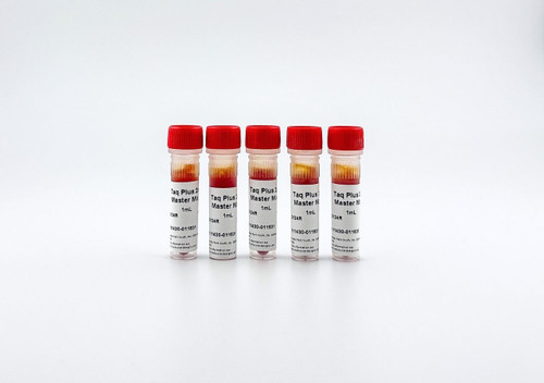 Taq Plus 2x Master Mix Red D124R, 5000ul, direct gel loading PCR master mix with inert red dye, enhanced Taq and MgCl2 included