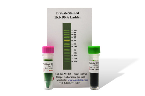 1Kb DNA Ladder, PreSafeStained 1Kb DNA Ladder, PreSafeStained